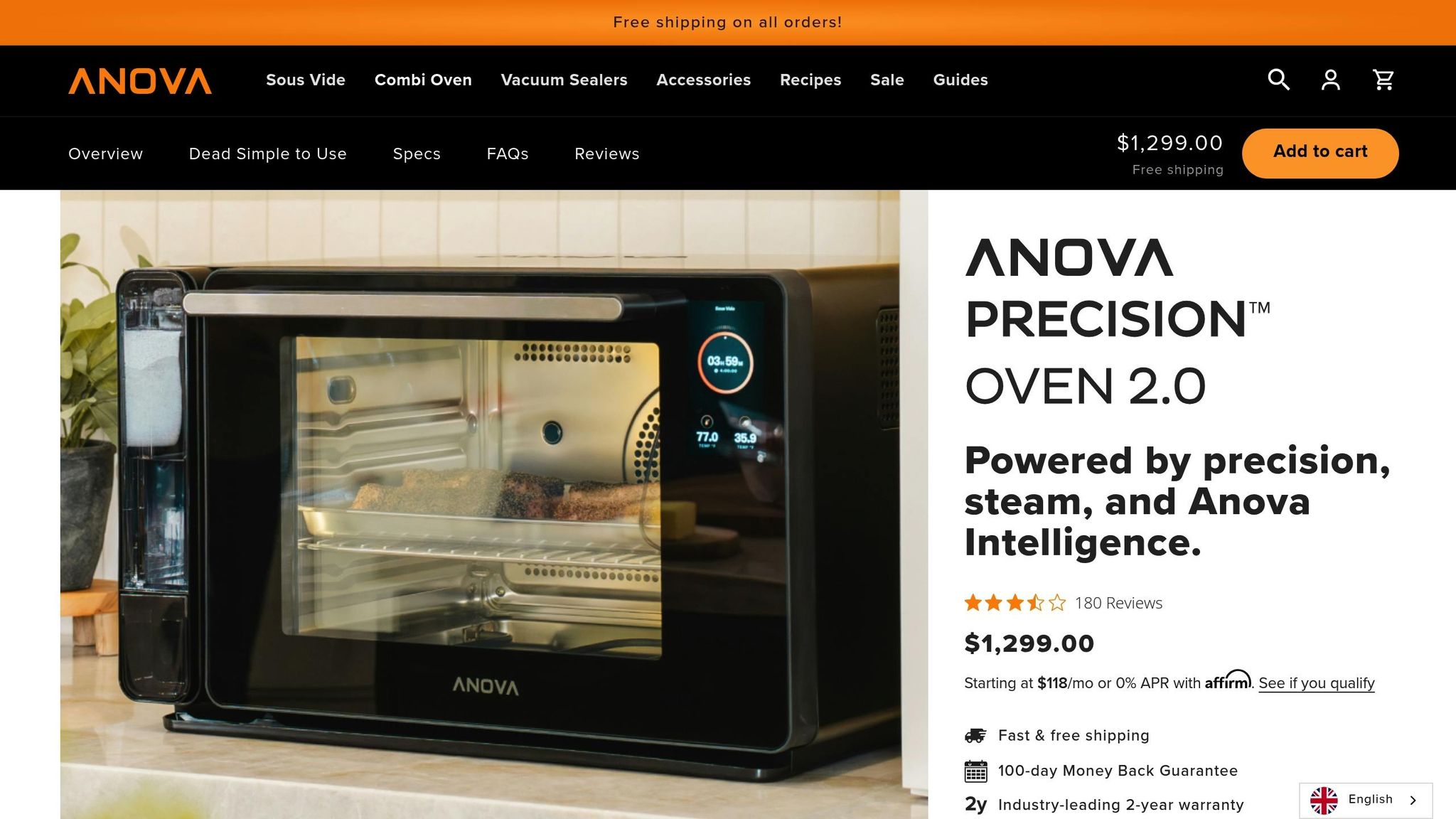 Anova Precision Oven 2.0