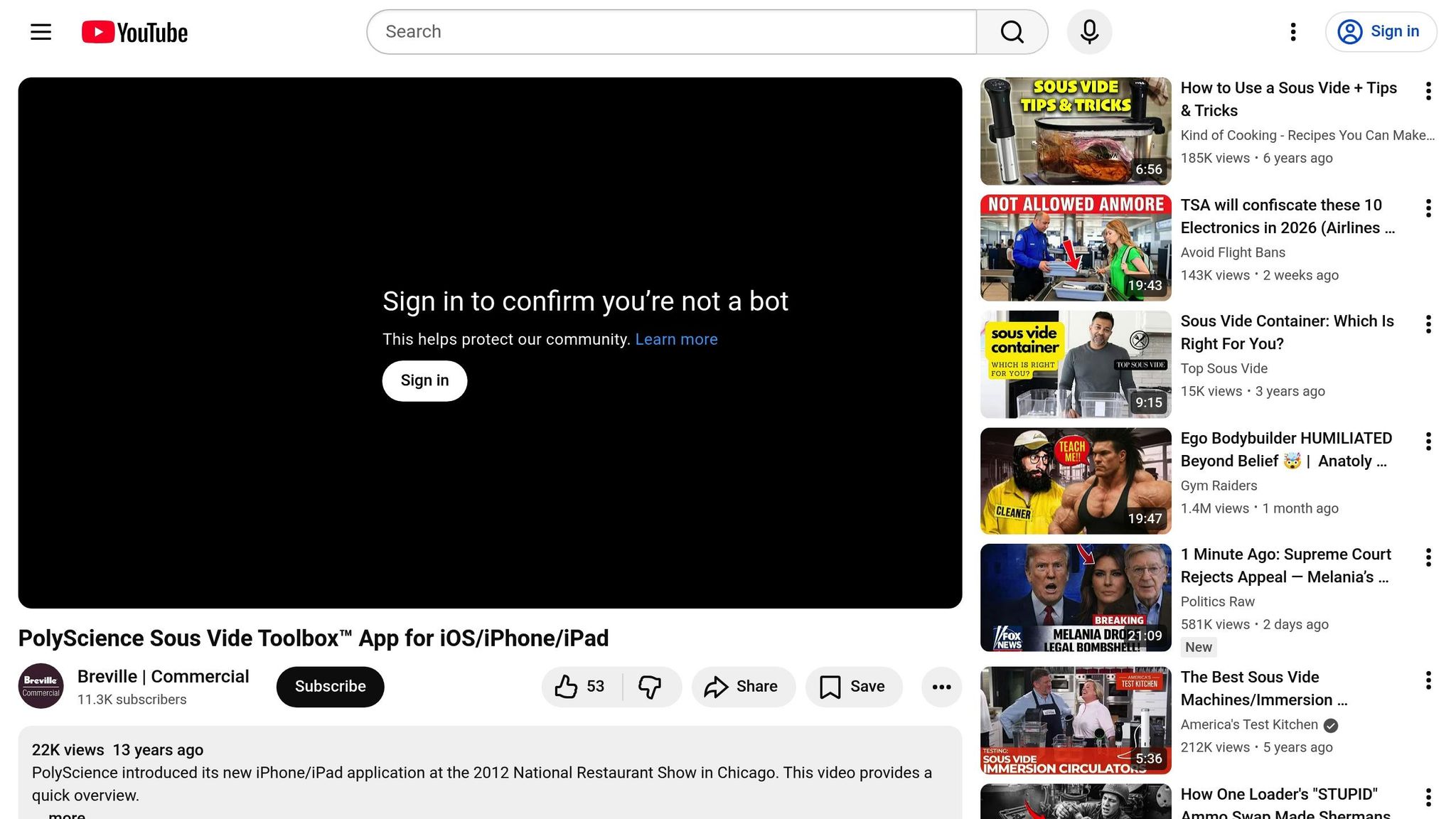 Polyscience Sous Vide Toolbox