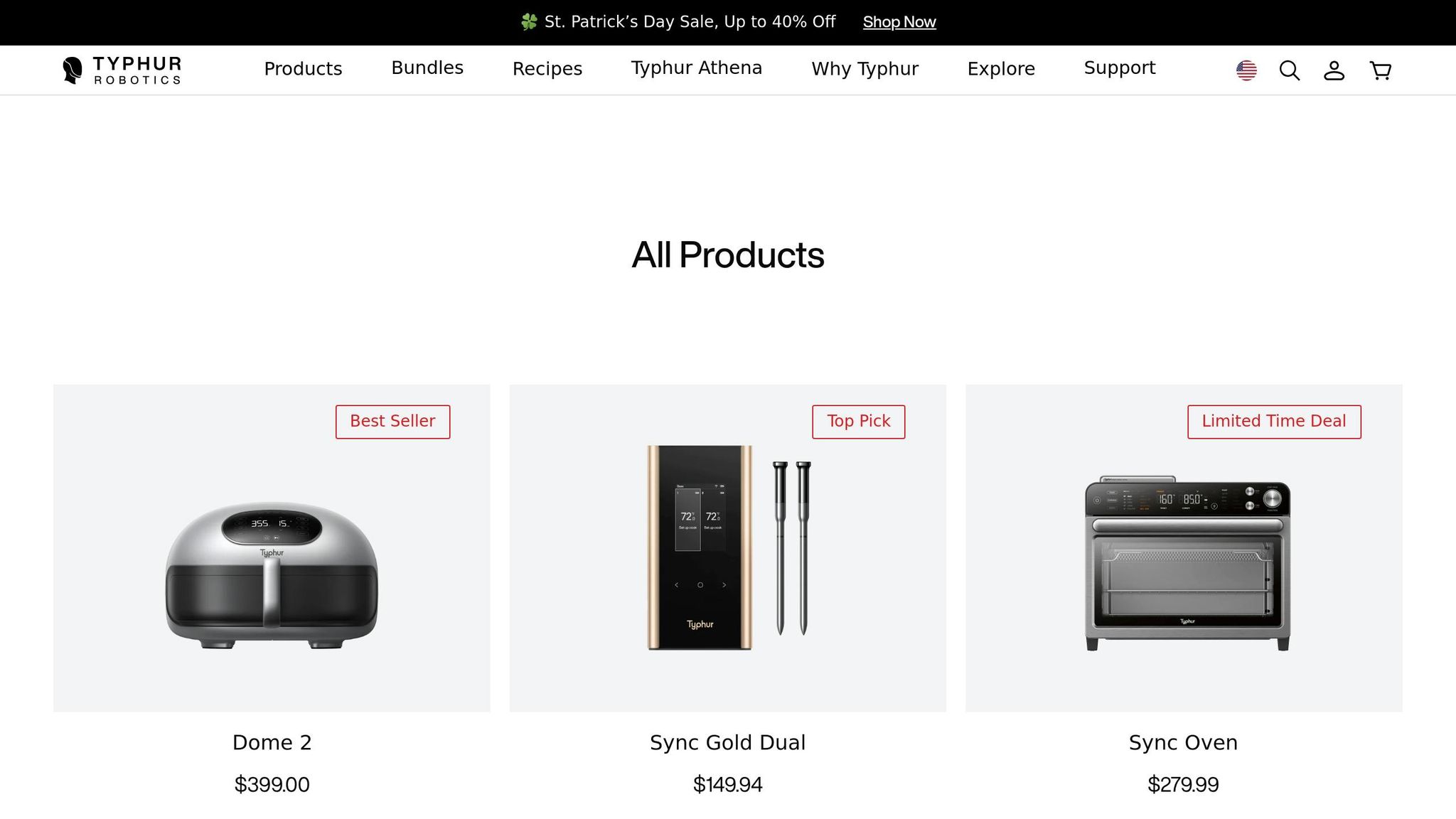 Typhur Sync 8QT AI Smart Air Fryer