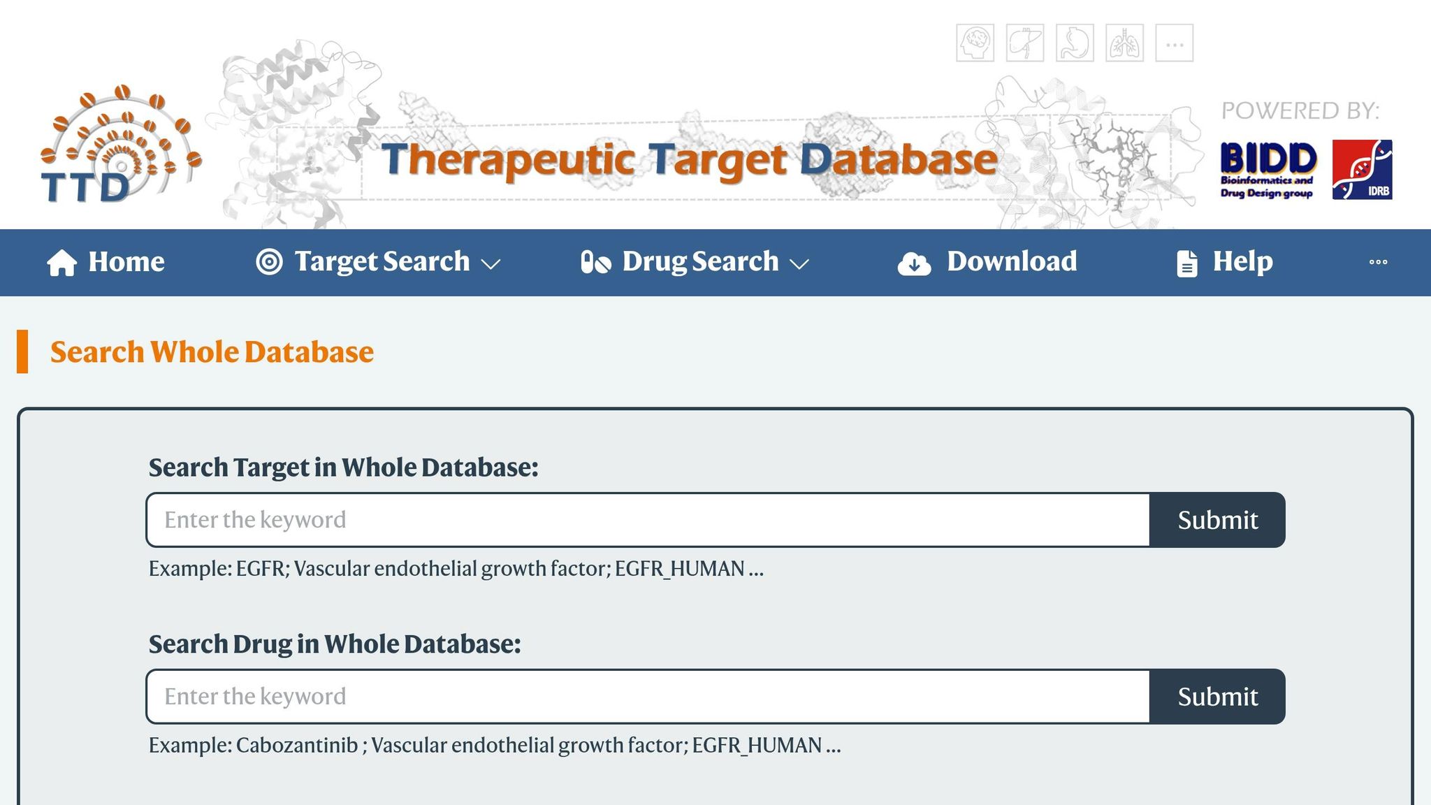 Therapeutic Target Database