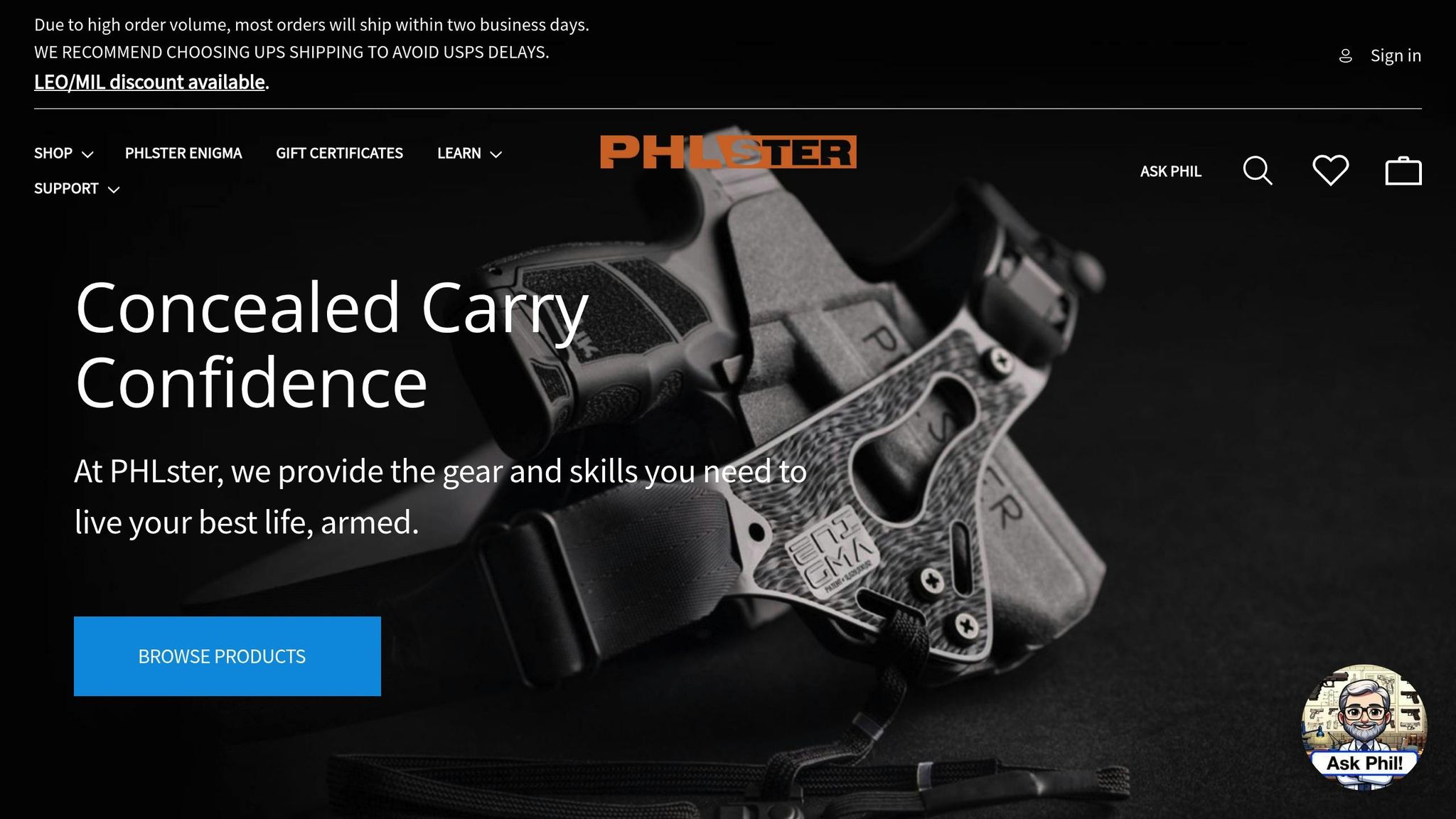 PHLster Holsters