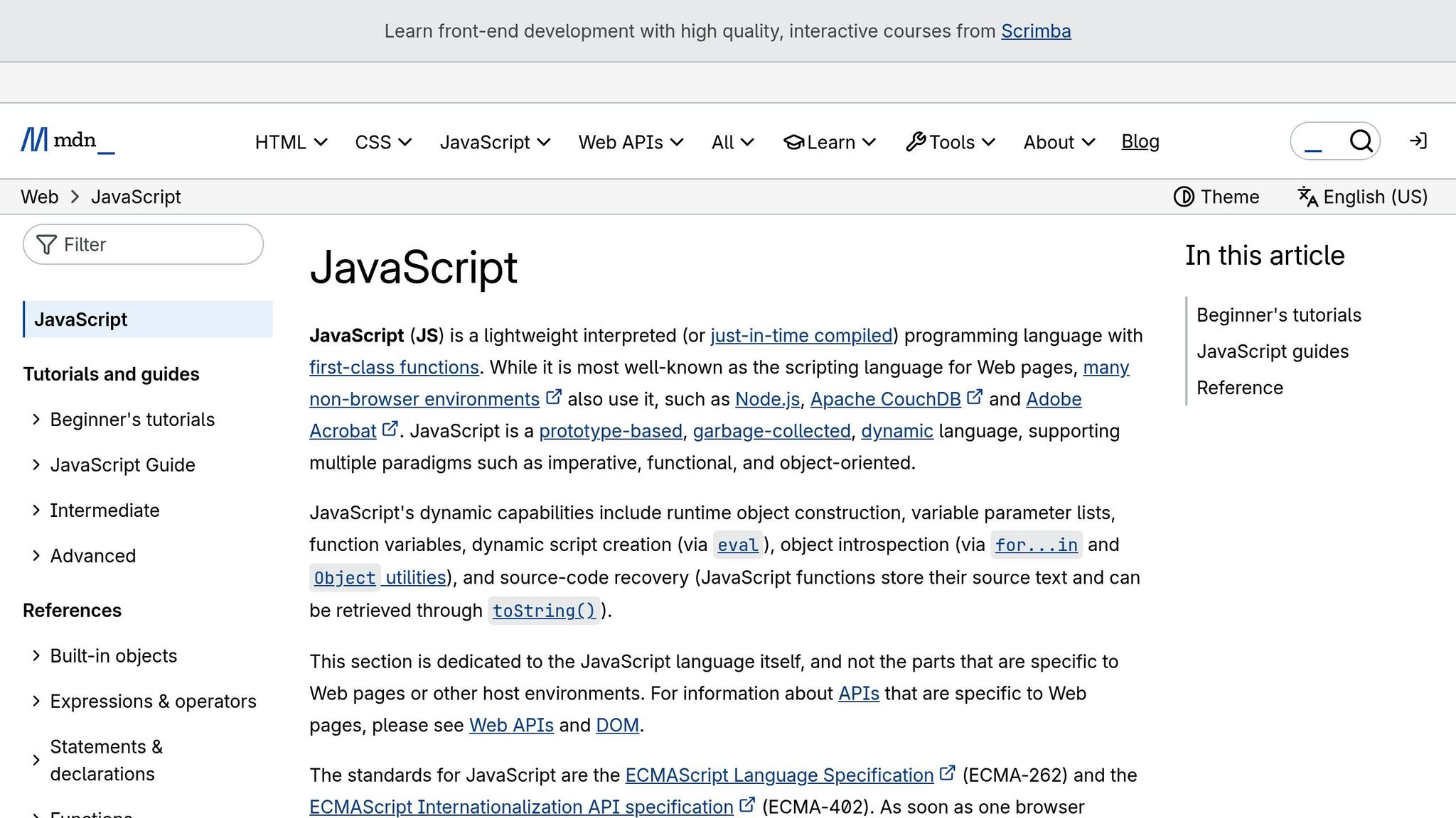 JavaScript