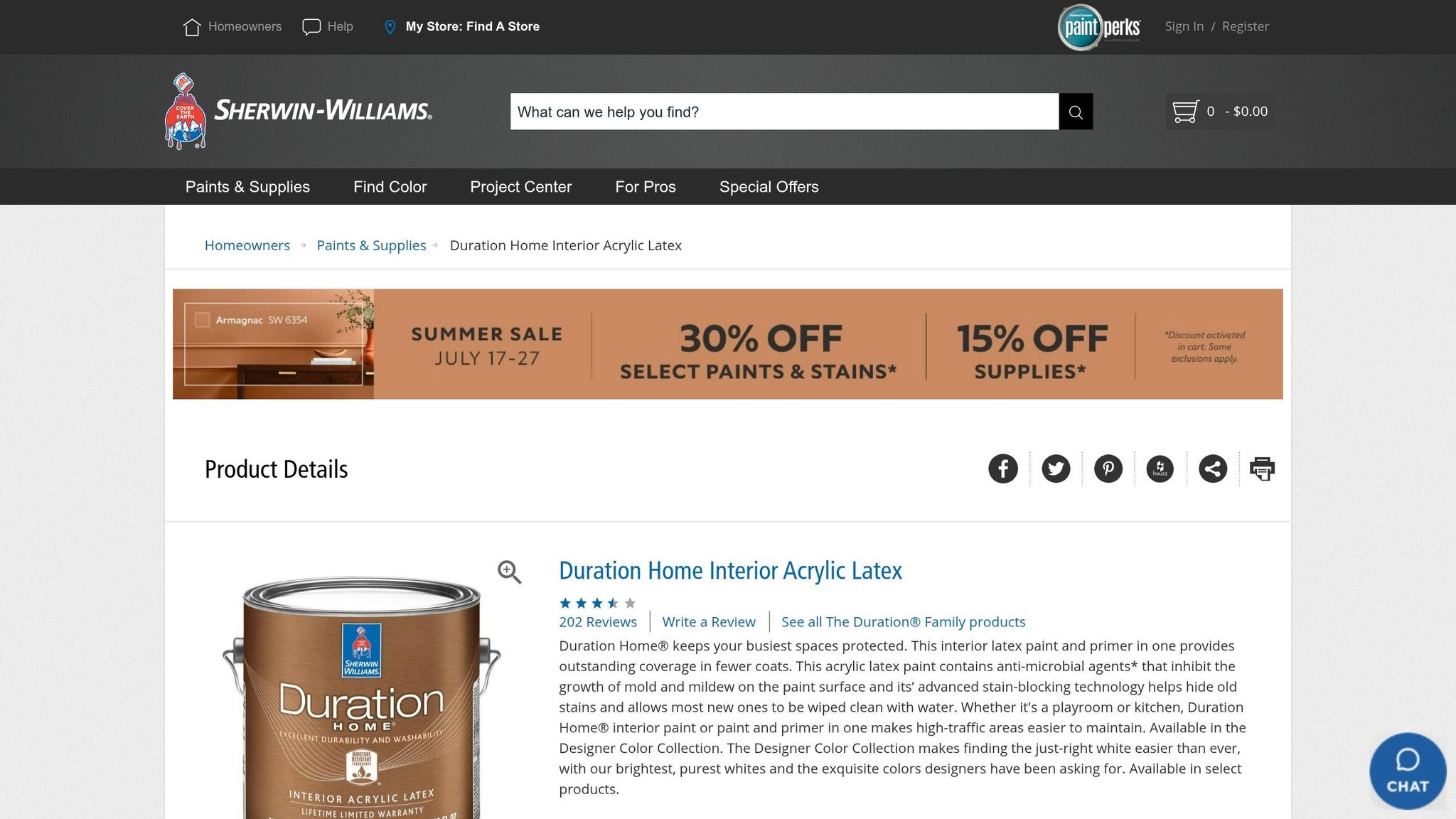 Sherwin-Williams Duration Home