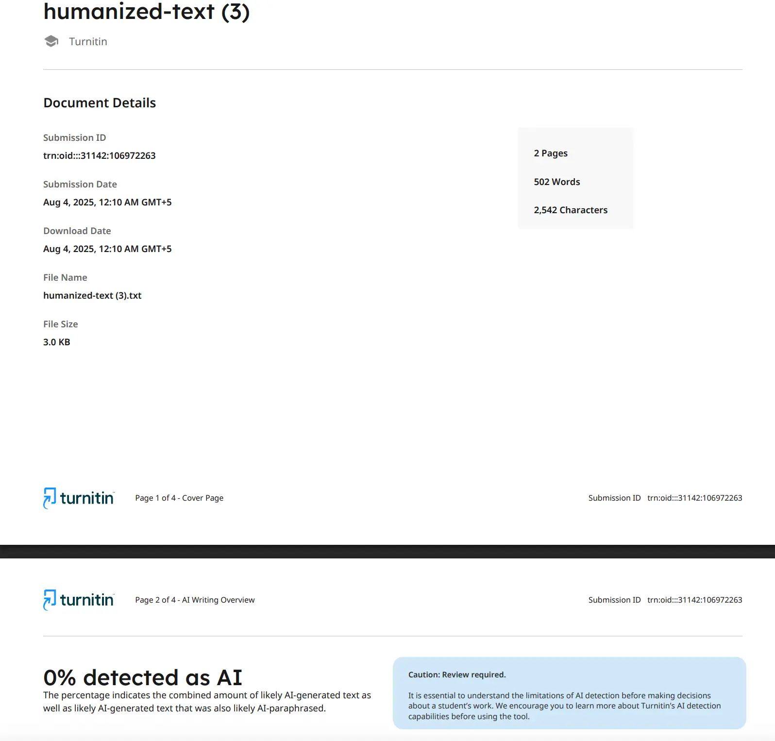 0% AI detected with AI Humanizer PRO— fully humanized text