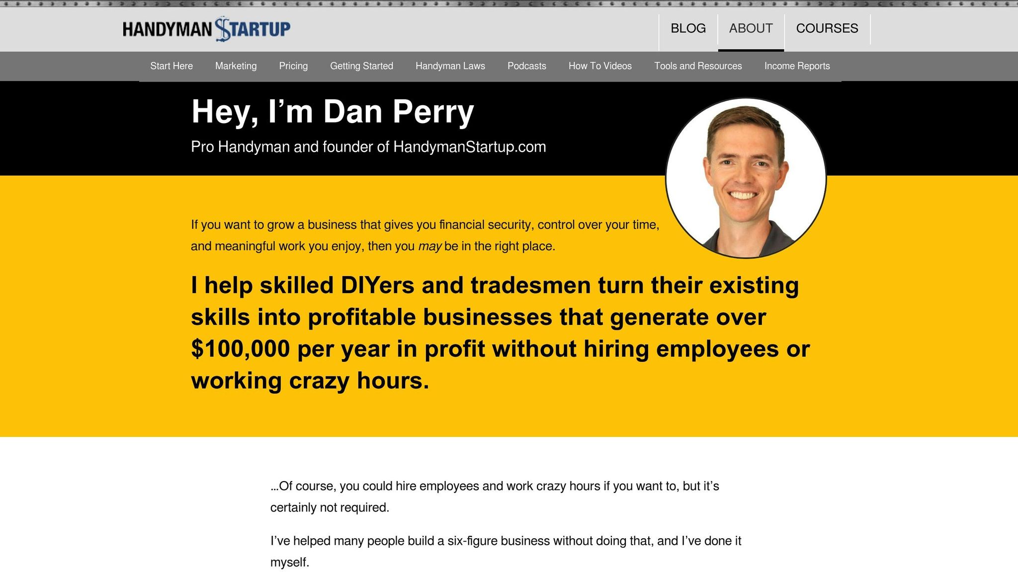 Handyman Startup