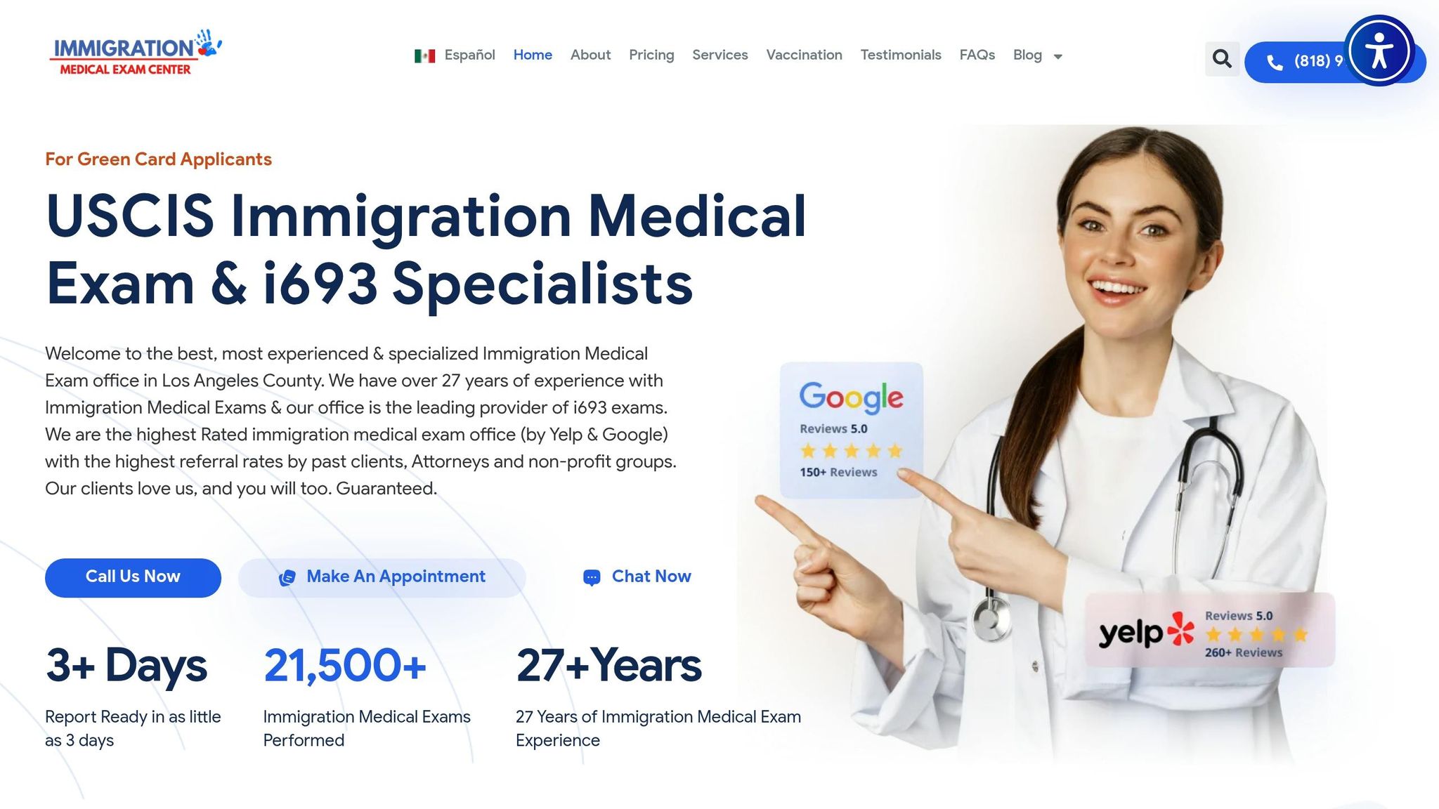 USCIS Immigration Medical Exam Specialists