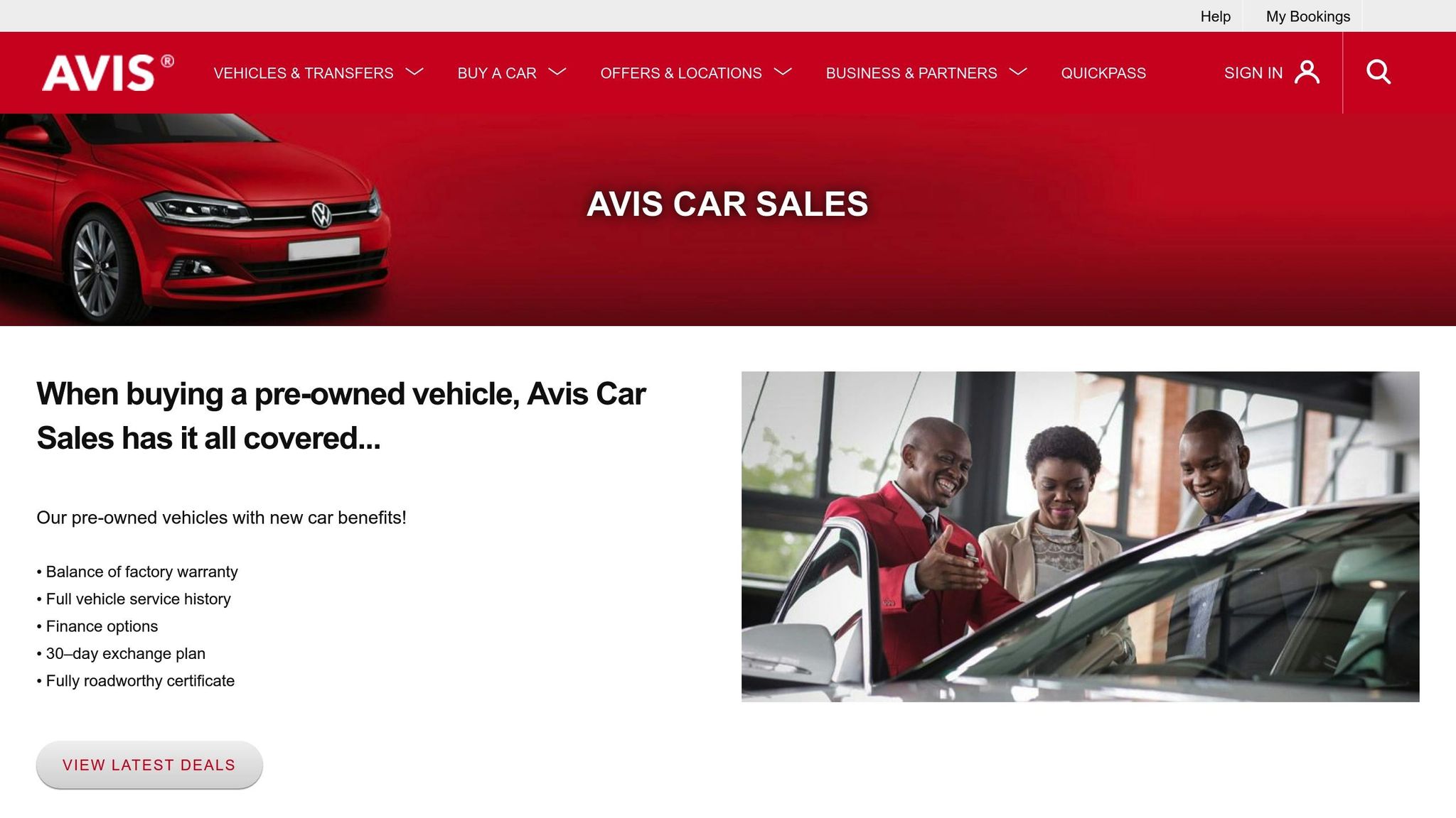 Avis Car Sales