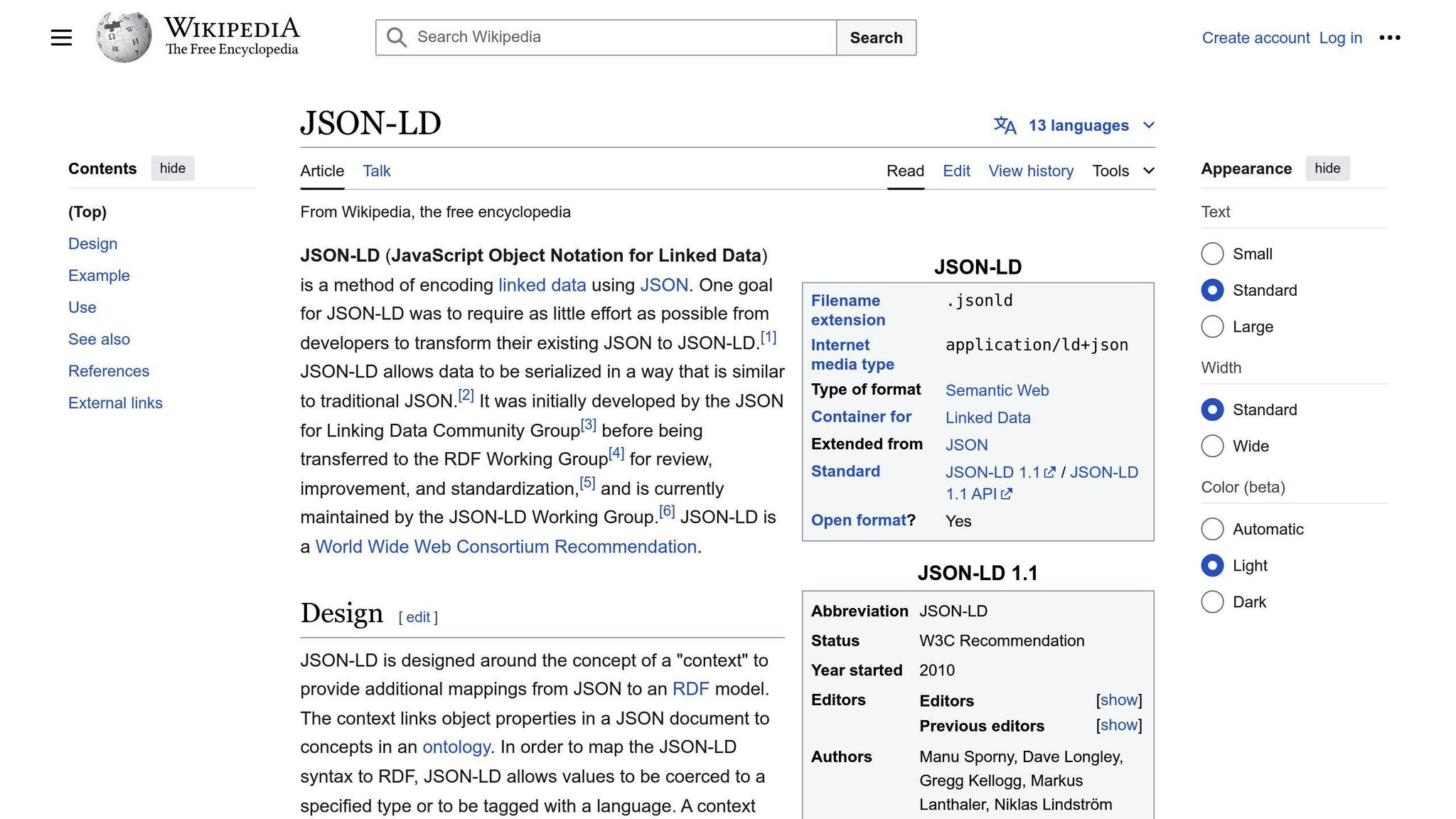 JSON-LD