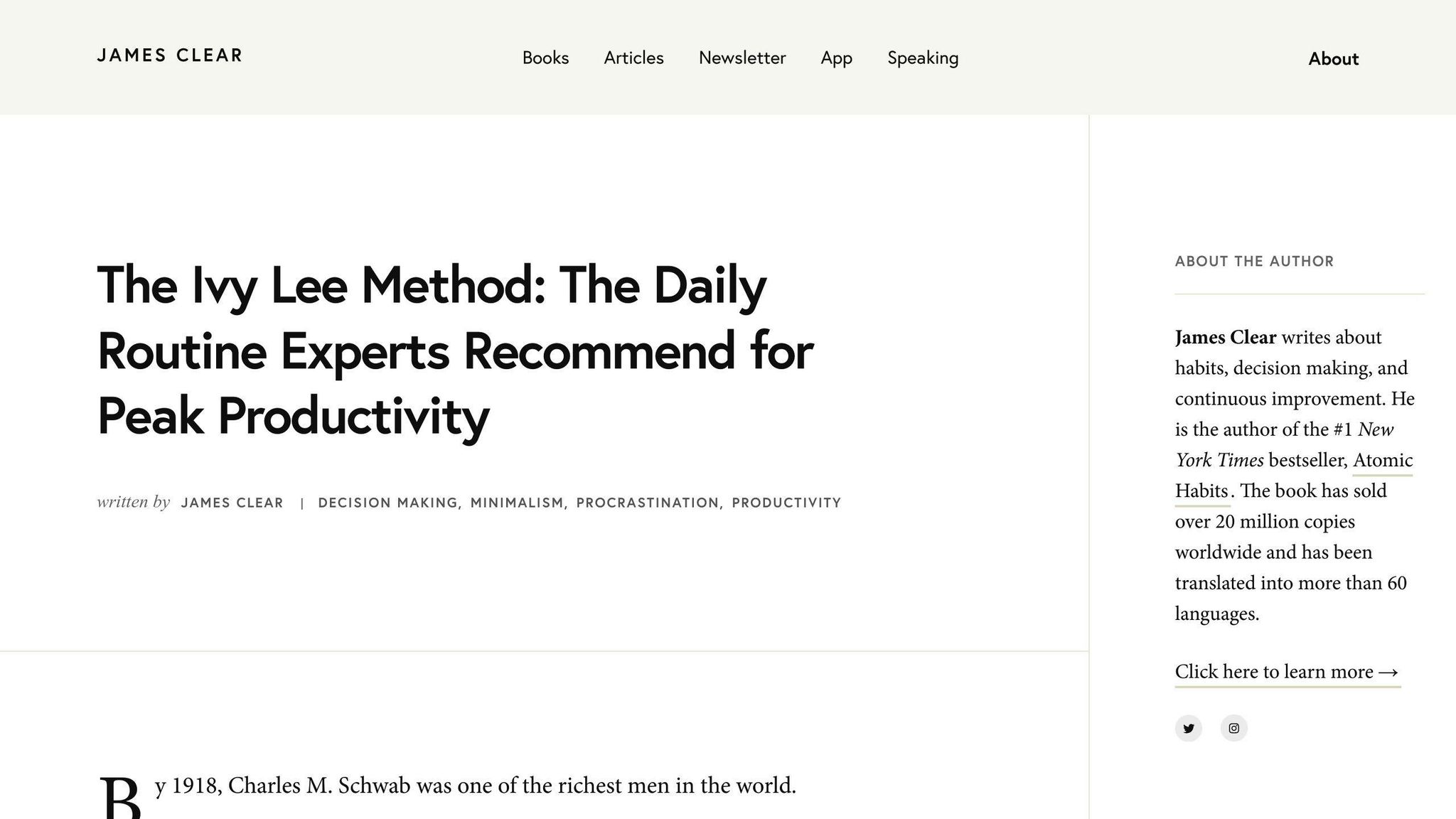 Ivy Lee Method