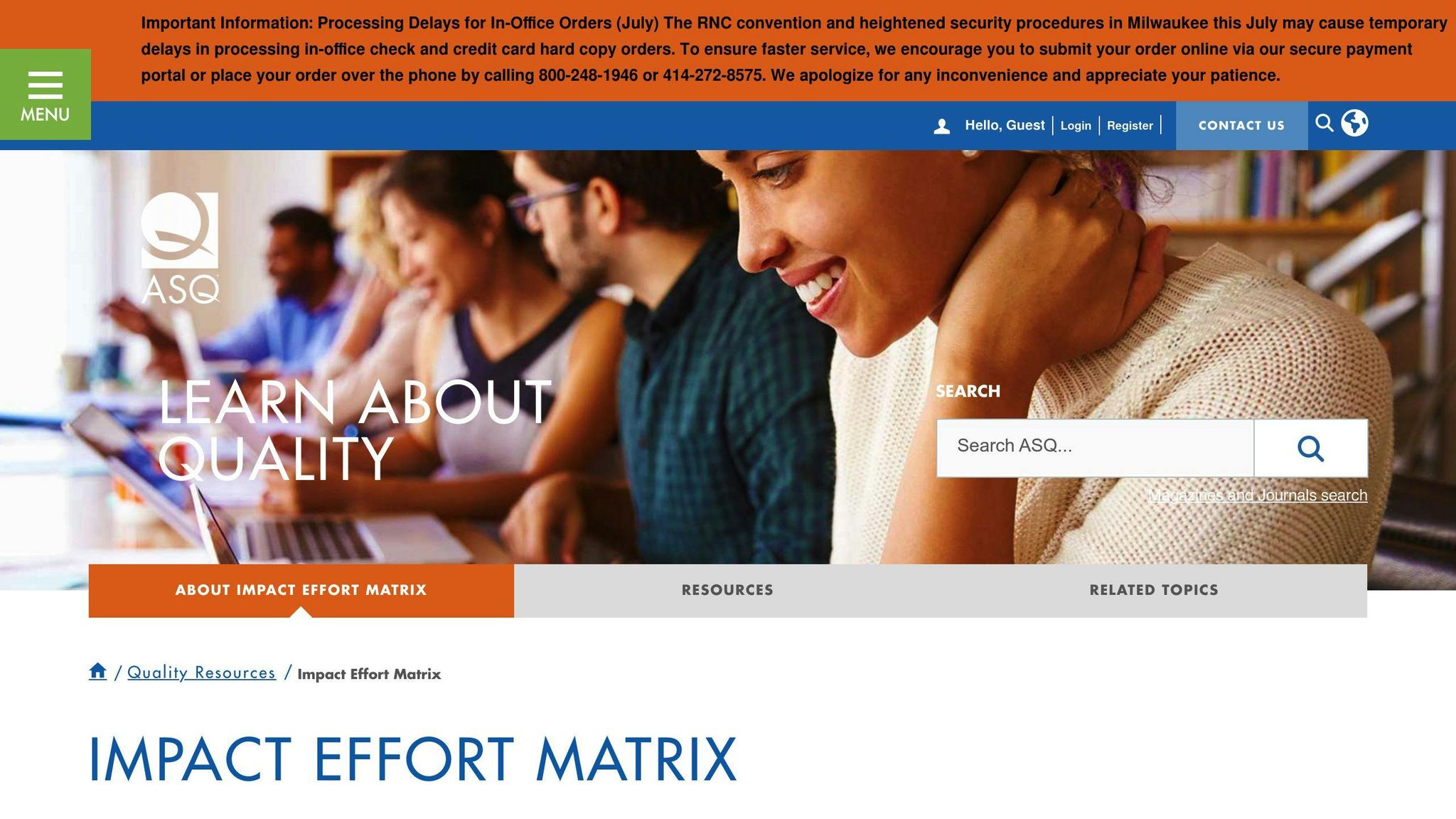 Impact-Effort Matrix
