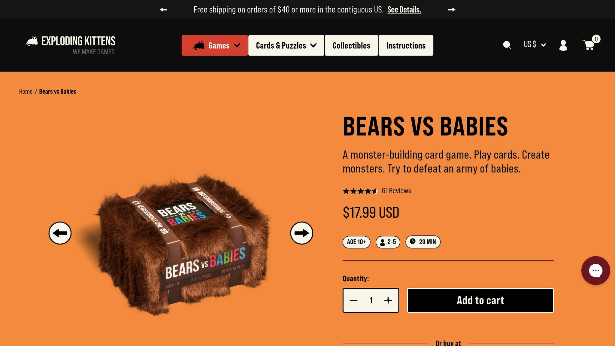 Bears vs Babies