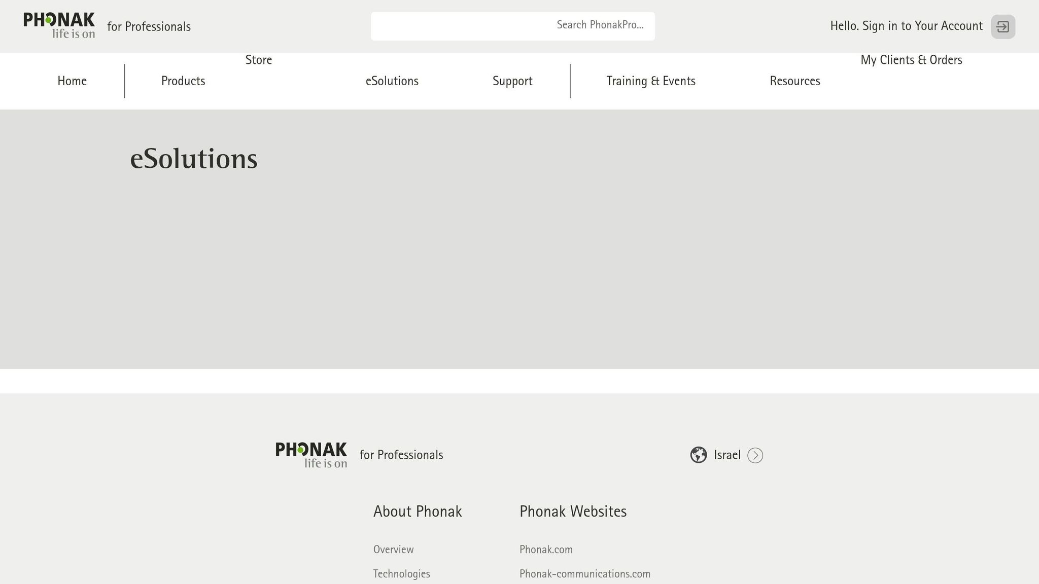 Phonak eSolutions