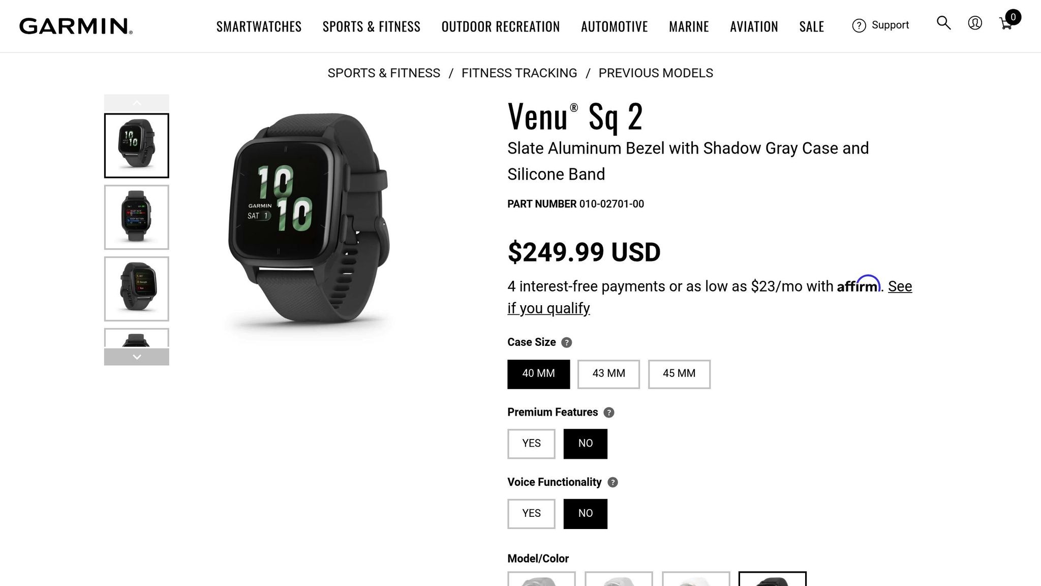 Garmin Venu Sq 2