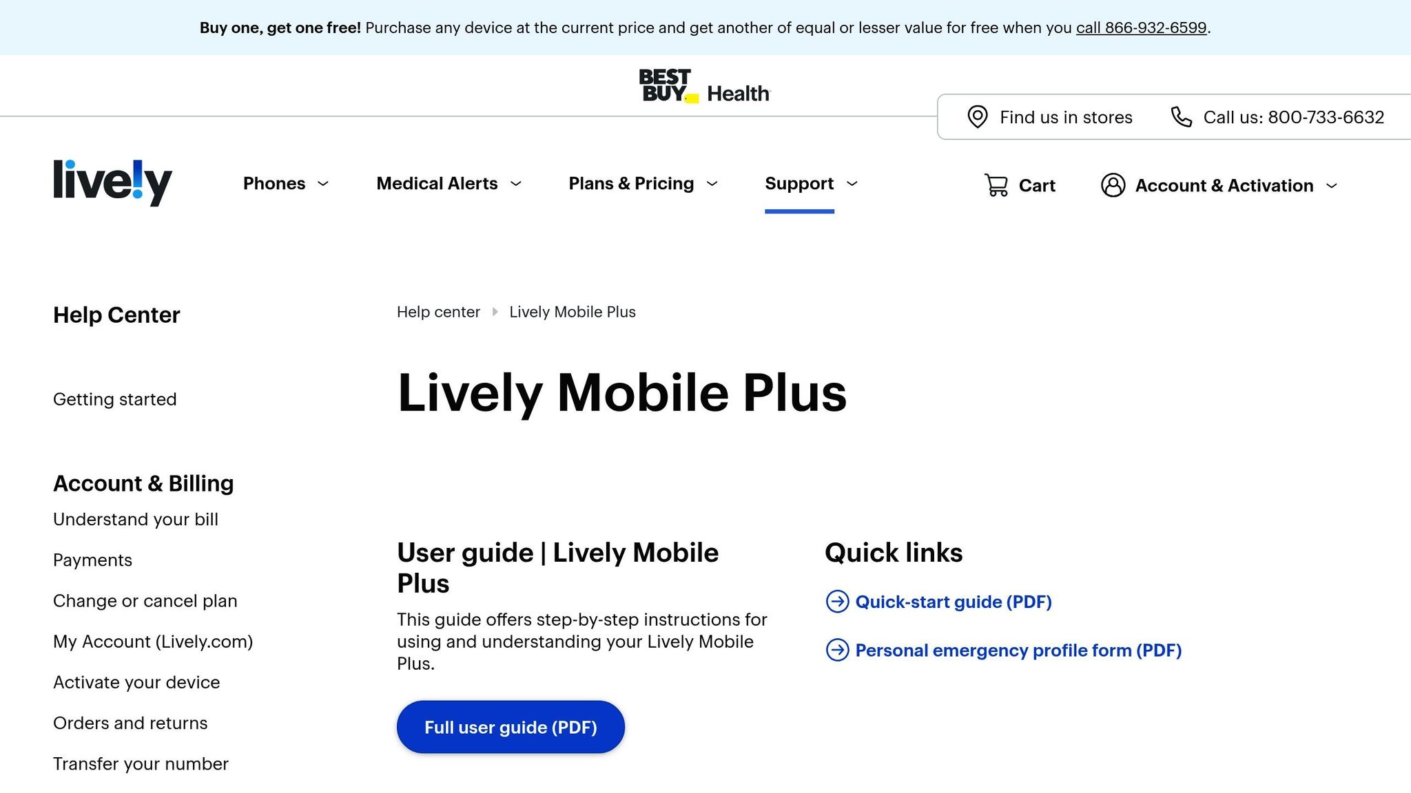 Lively Mobile Plus
