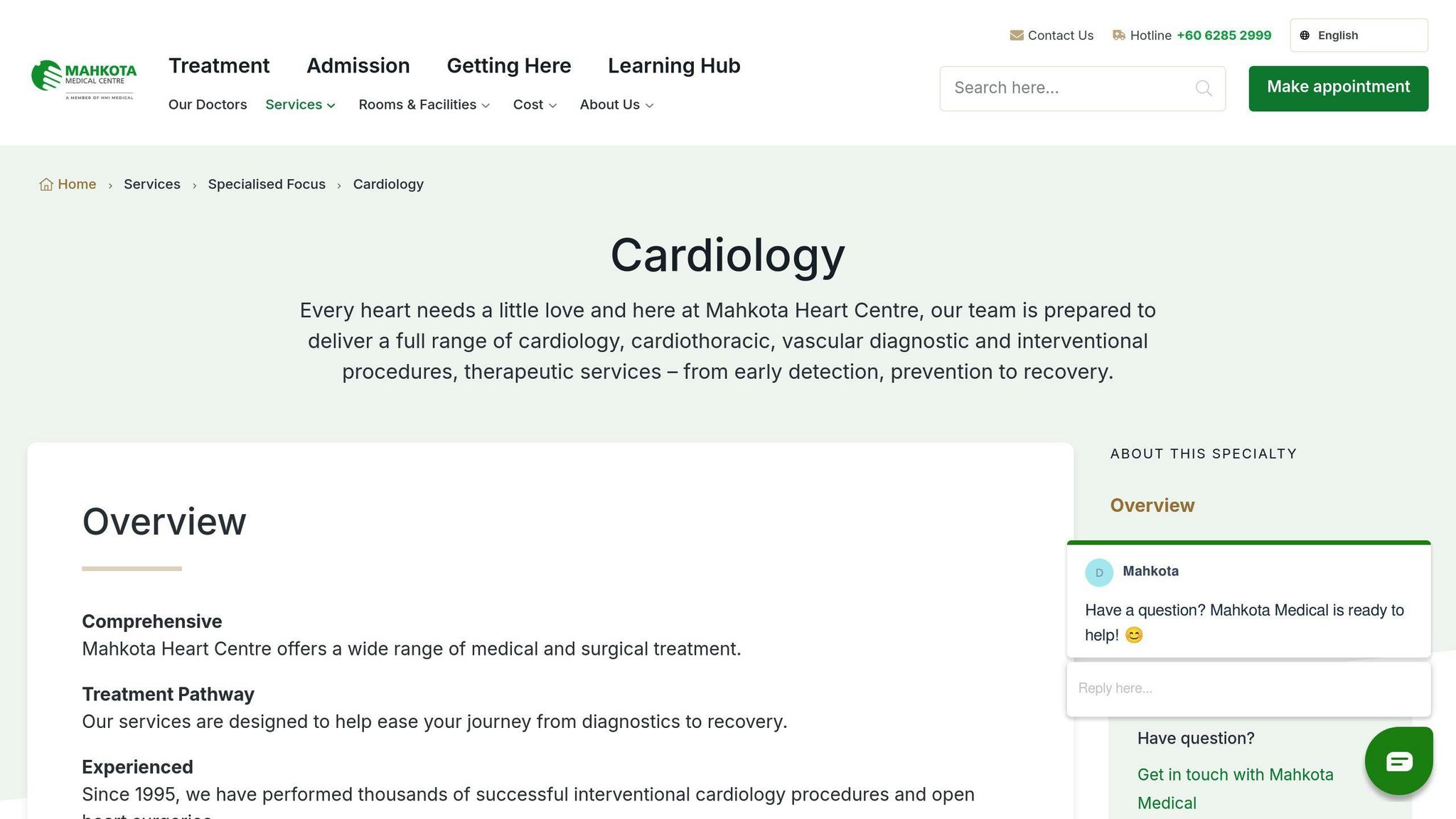 Mahkota Heart Centre