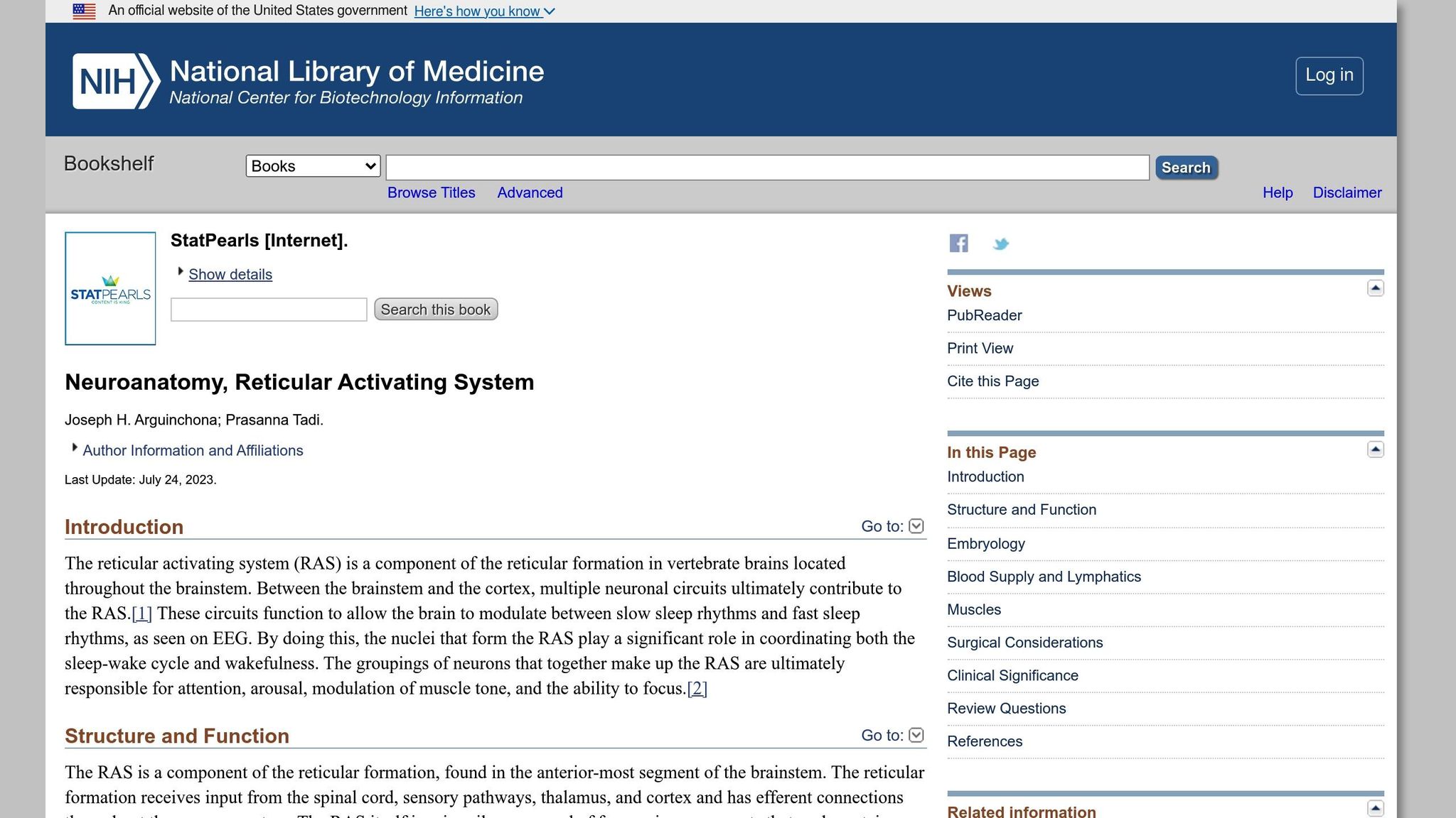 Reticular Activating System