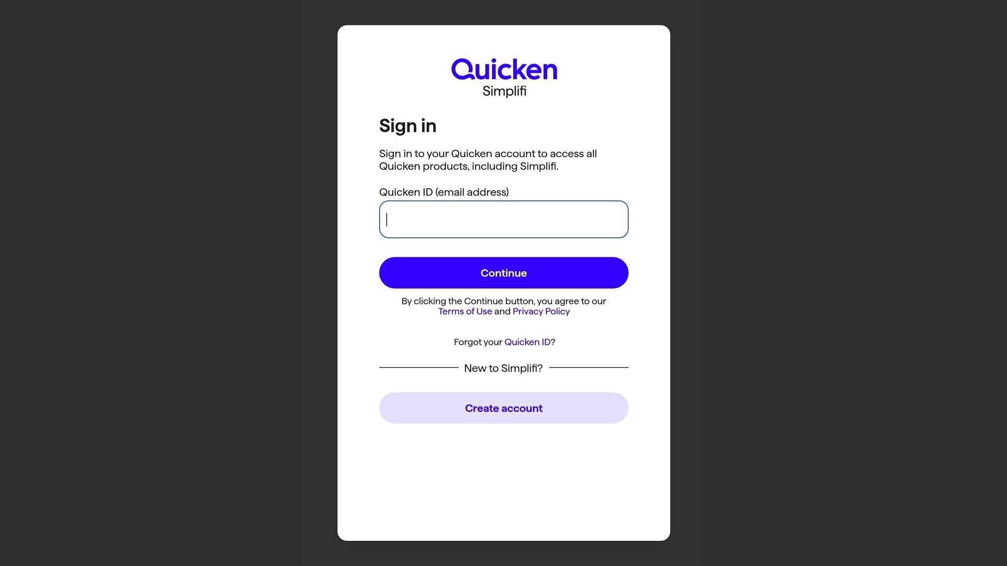 Quicken Simplifi