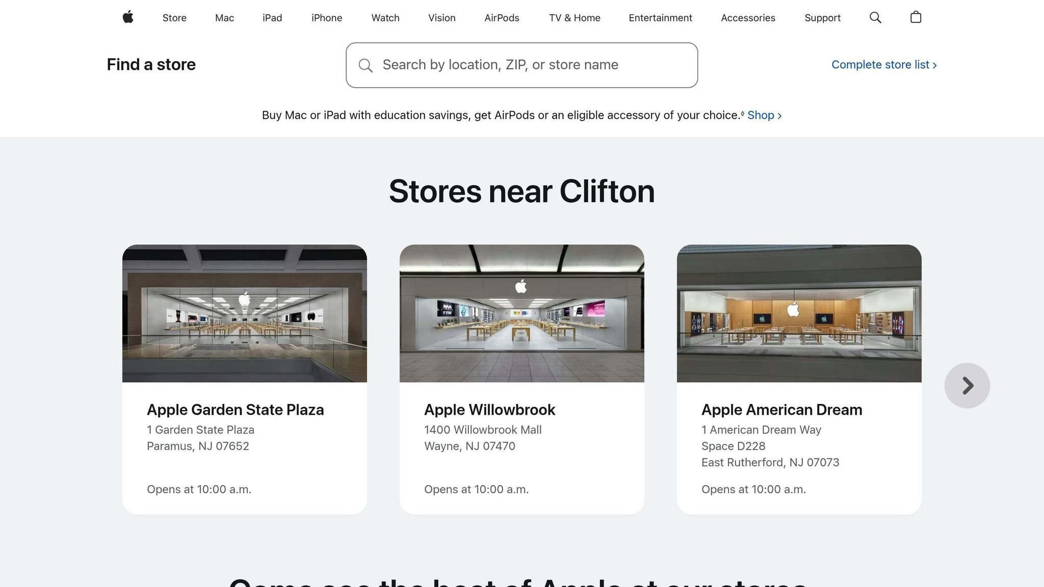 APPLE STORES