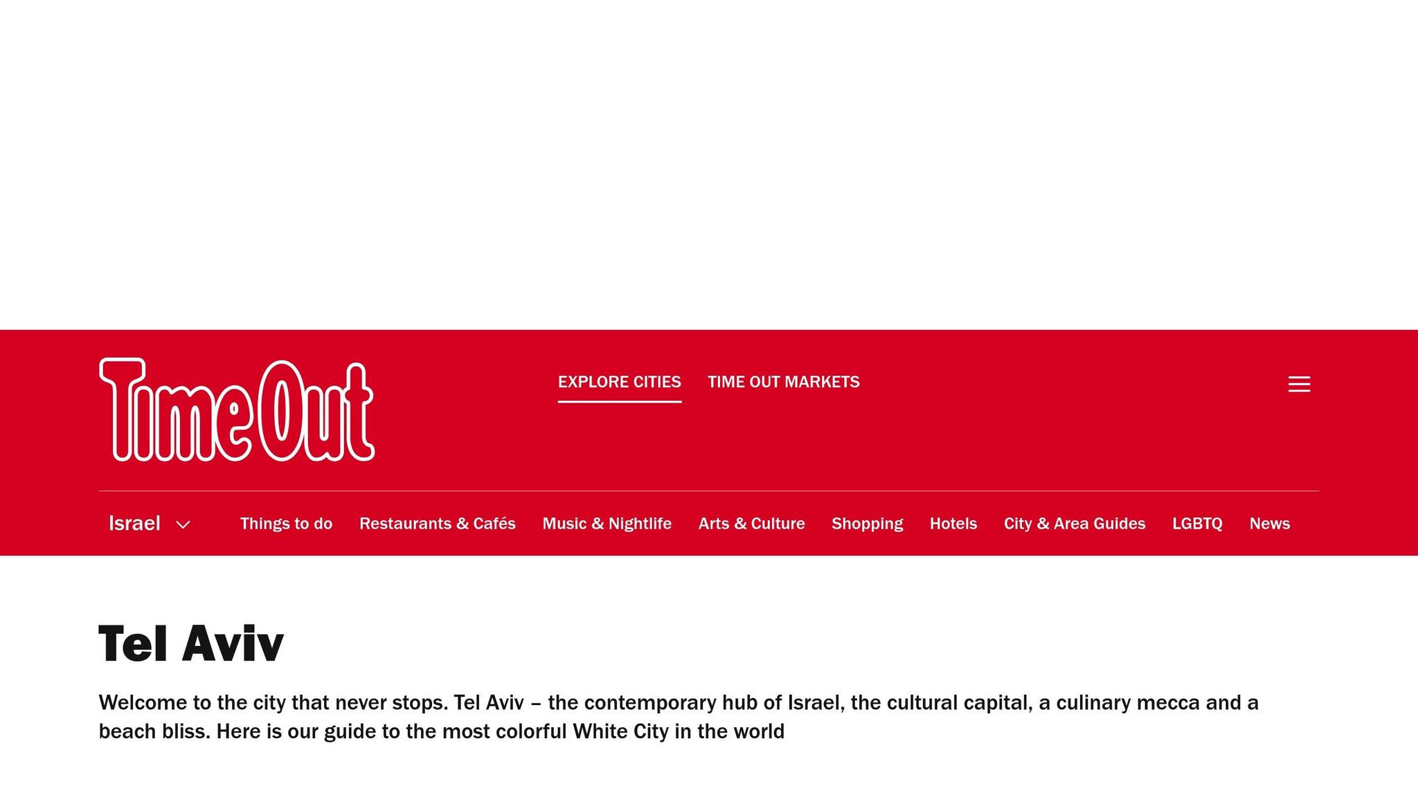 Time Out Tel Aviv