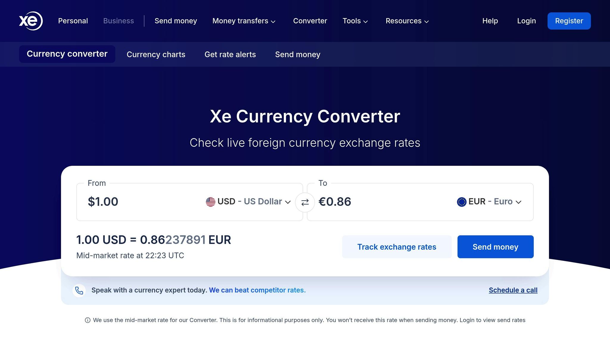 XE Currency Converter