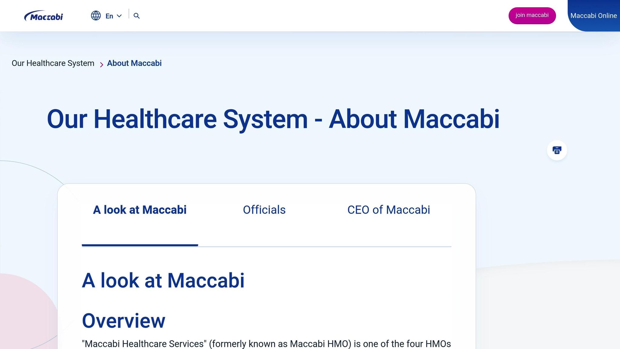 Maccabi Healthcare Services