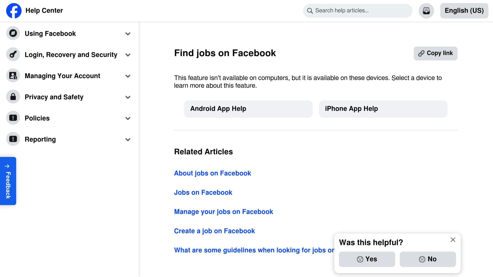 Facebook Jobs