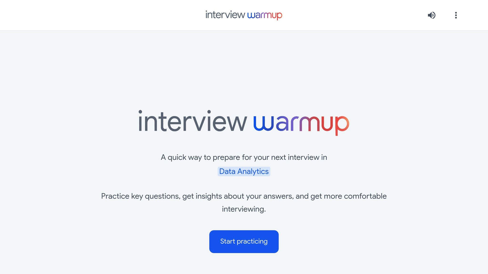 Interview Warmup