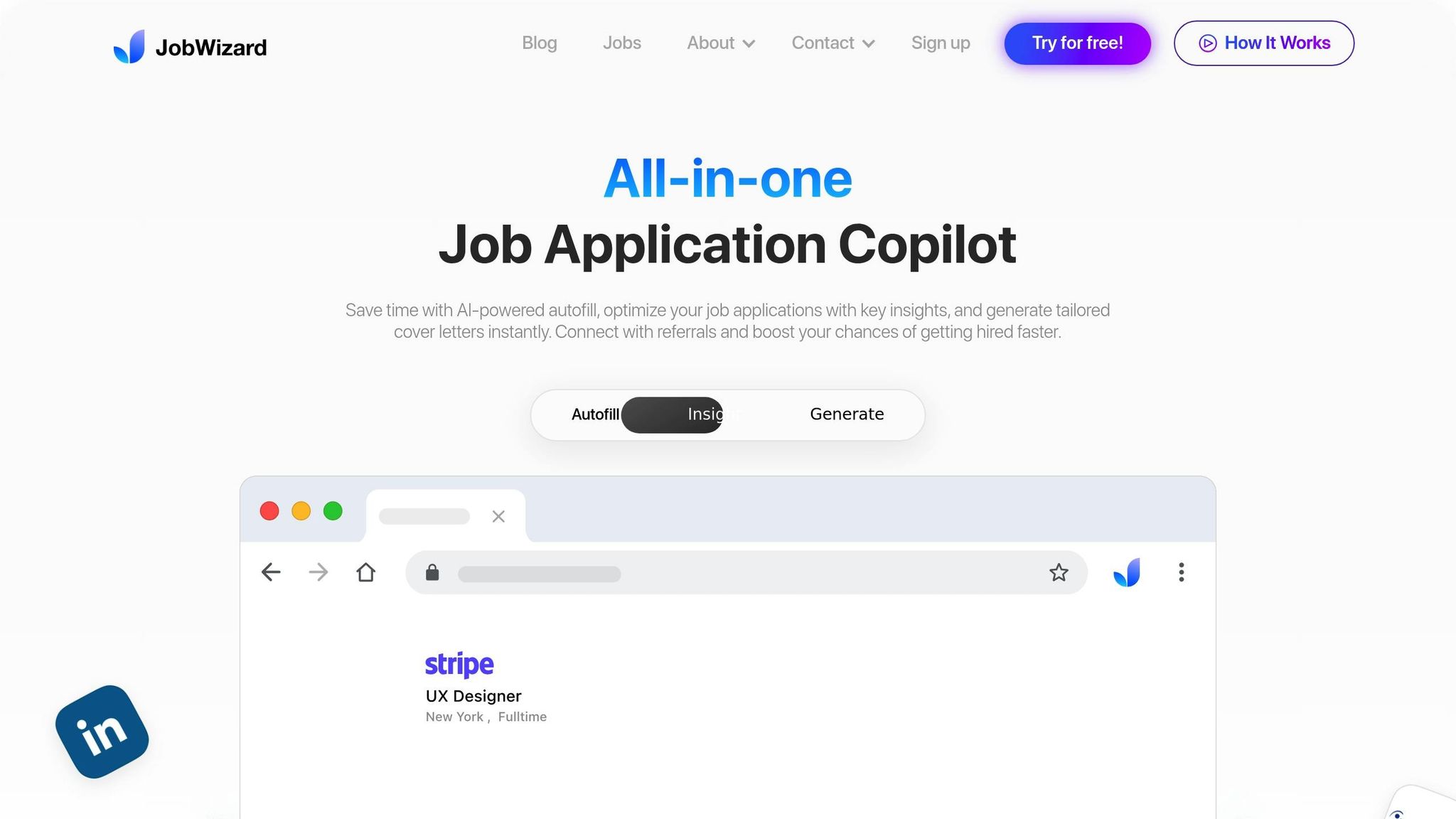 JobWizard Chrome Extension