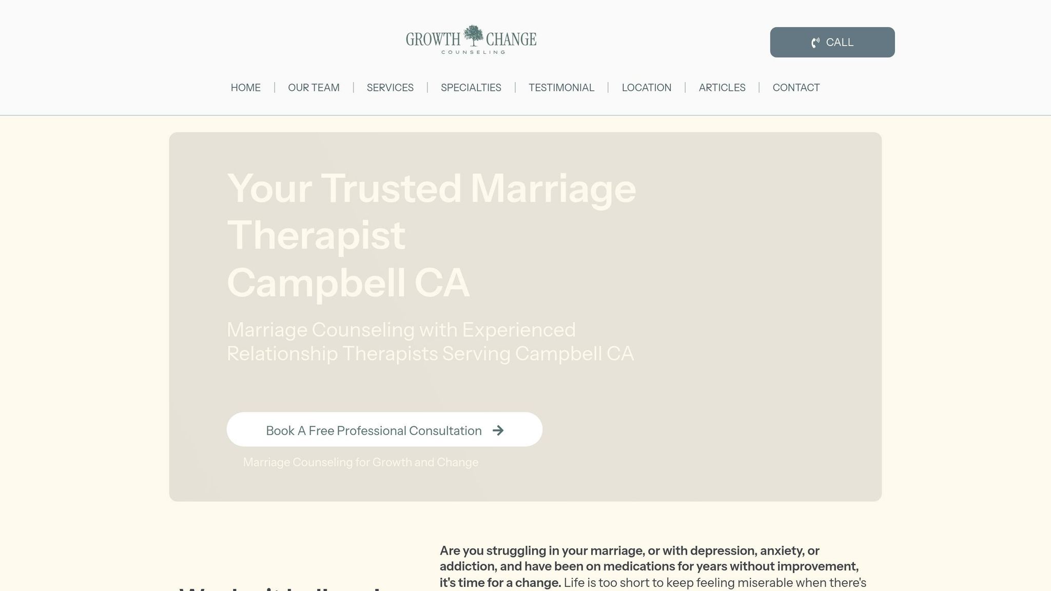 Growth and Change Counseling