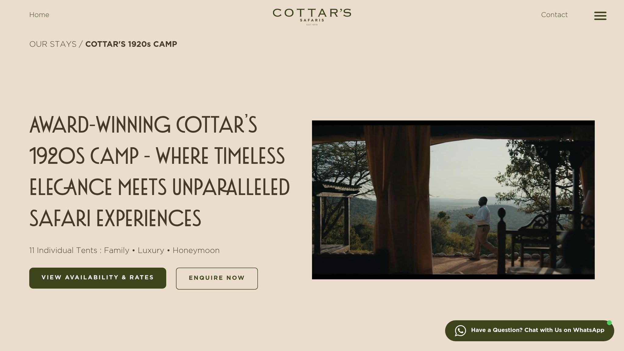 Cottar's 1920s Camp