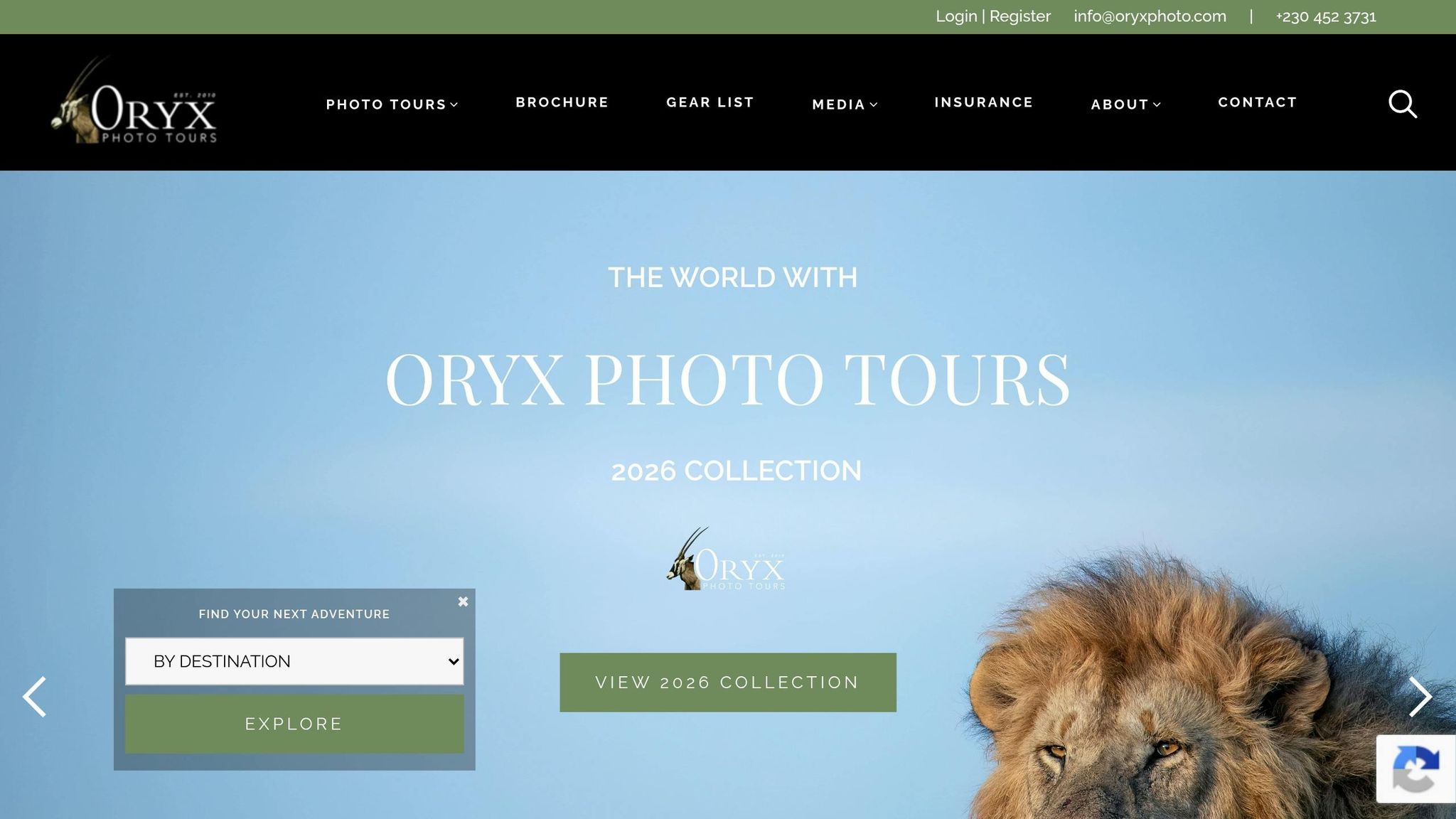 ORYX Photo Tours