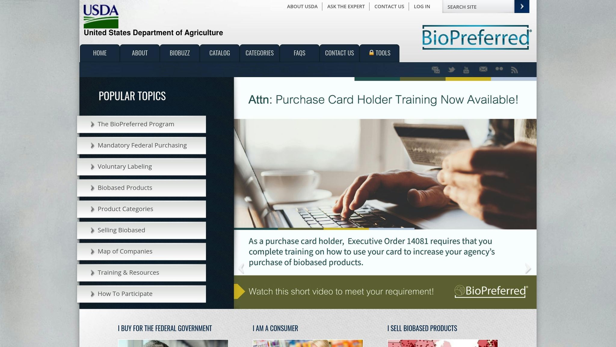 USDA BioPreferred