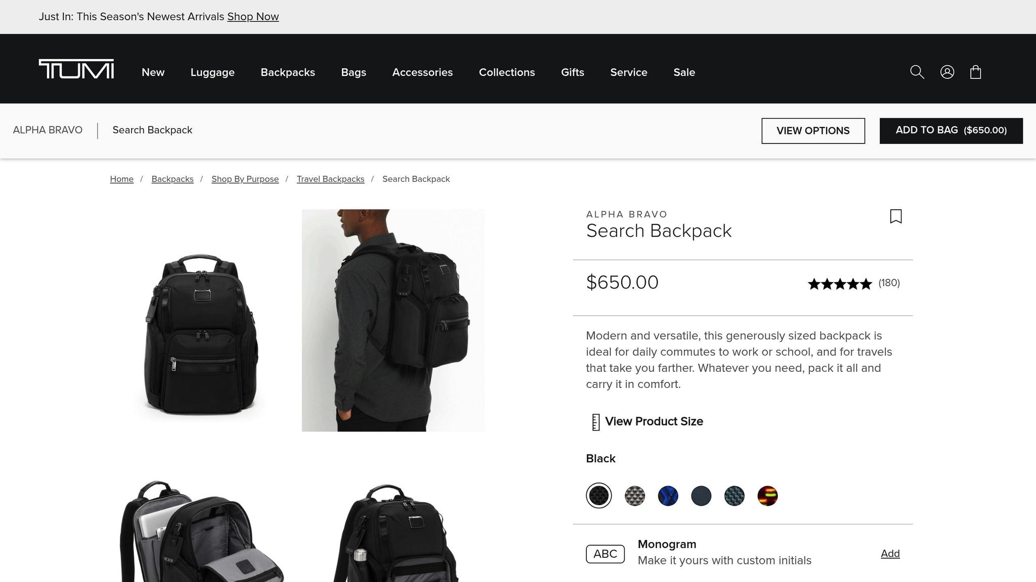 Tumi Alpha Bravo Search Backpack
