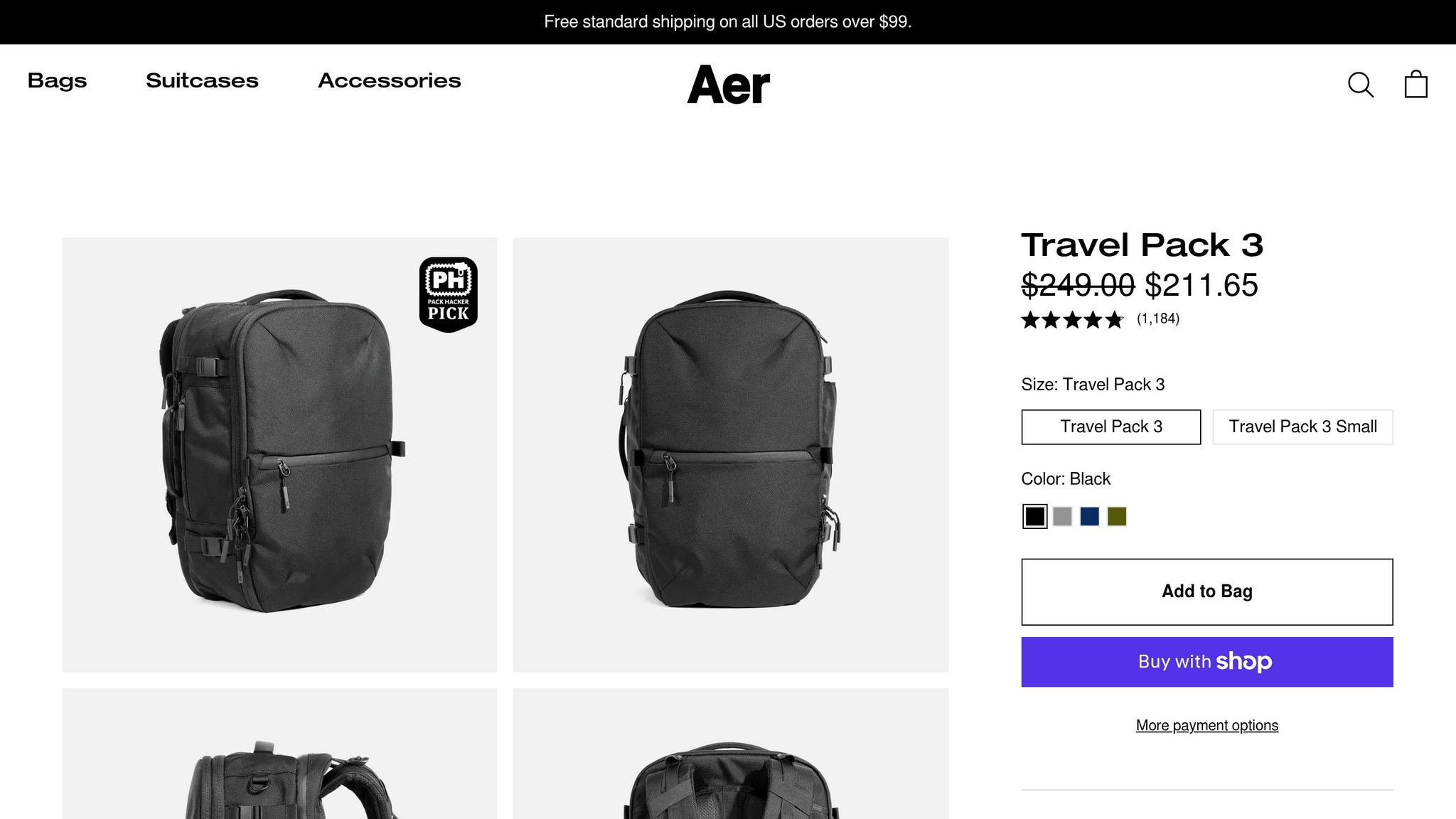 Aer Travel Pack