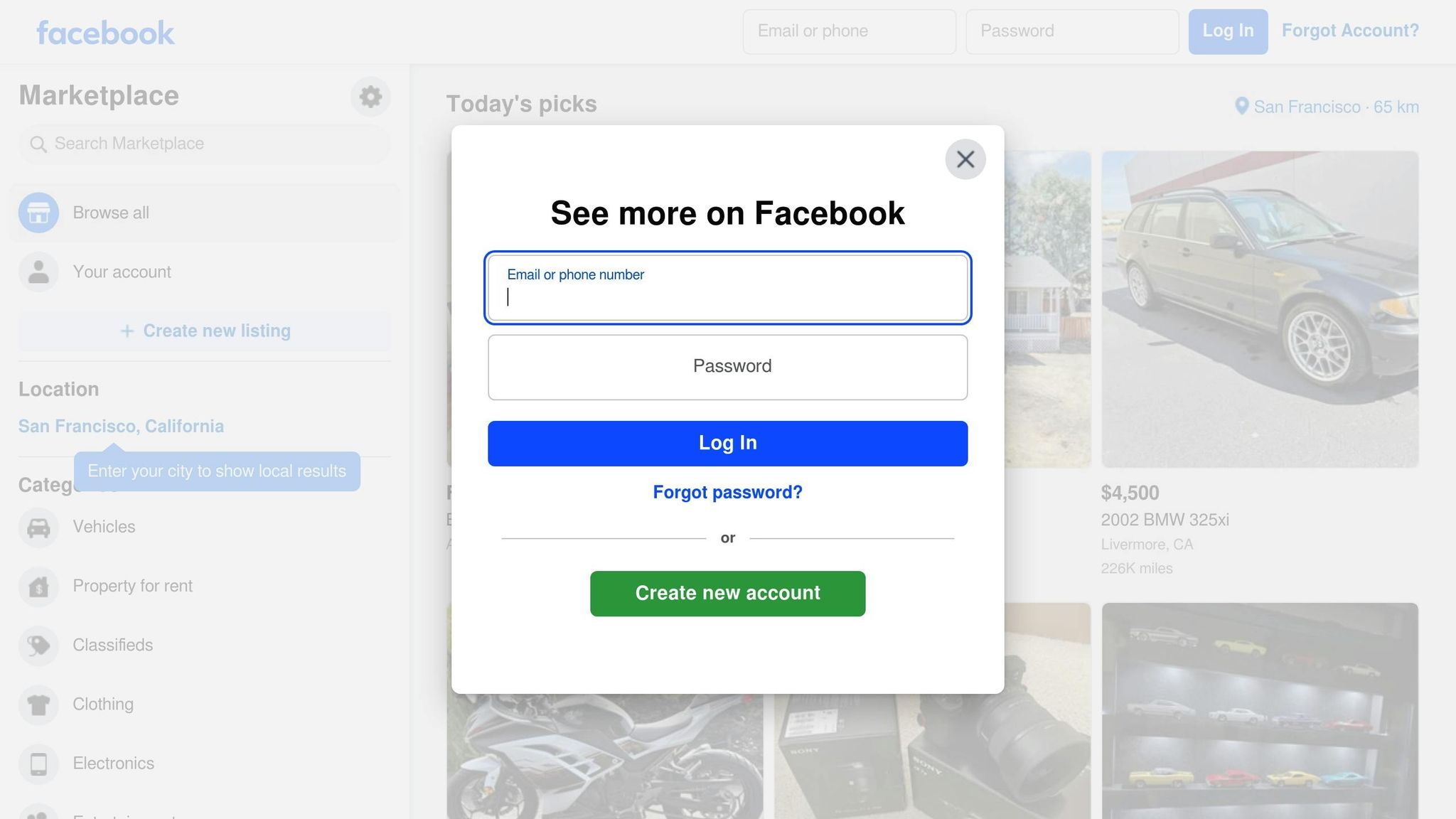 Facebook Marketplace