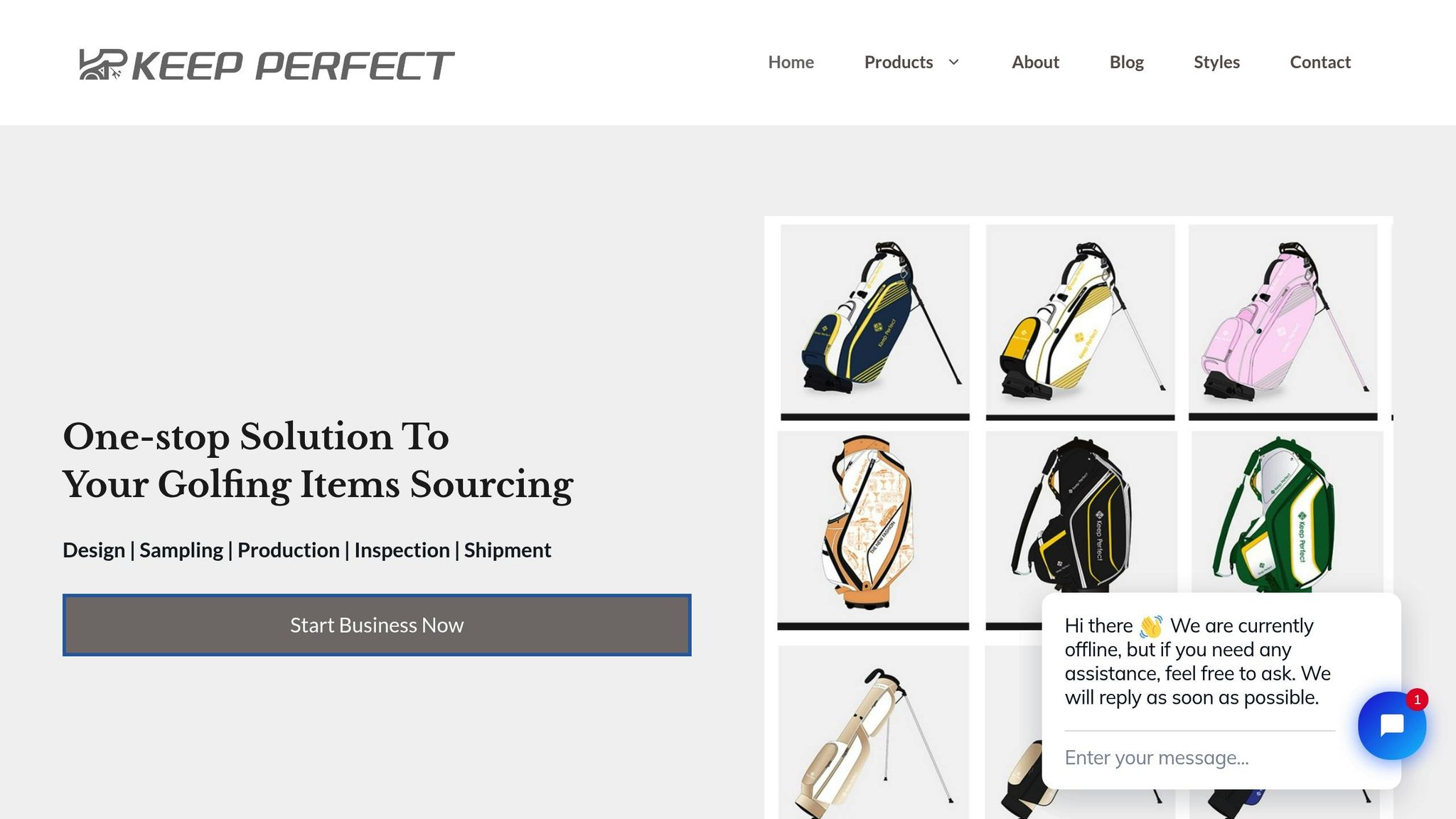 Keep Perfect Golf Gear