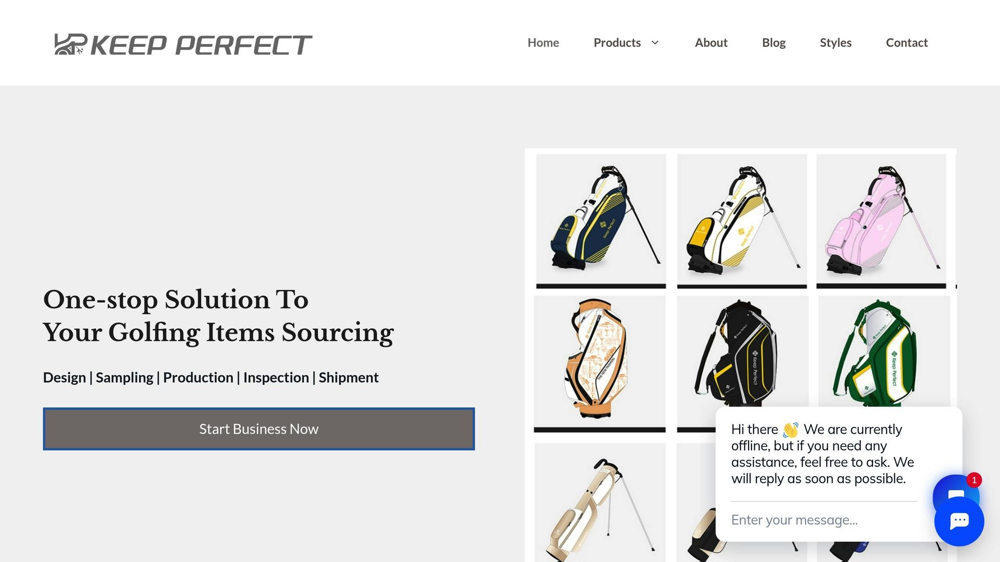 Keep Perfect Golf Gear