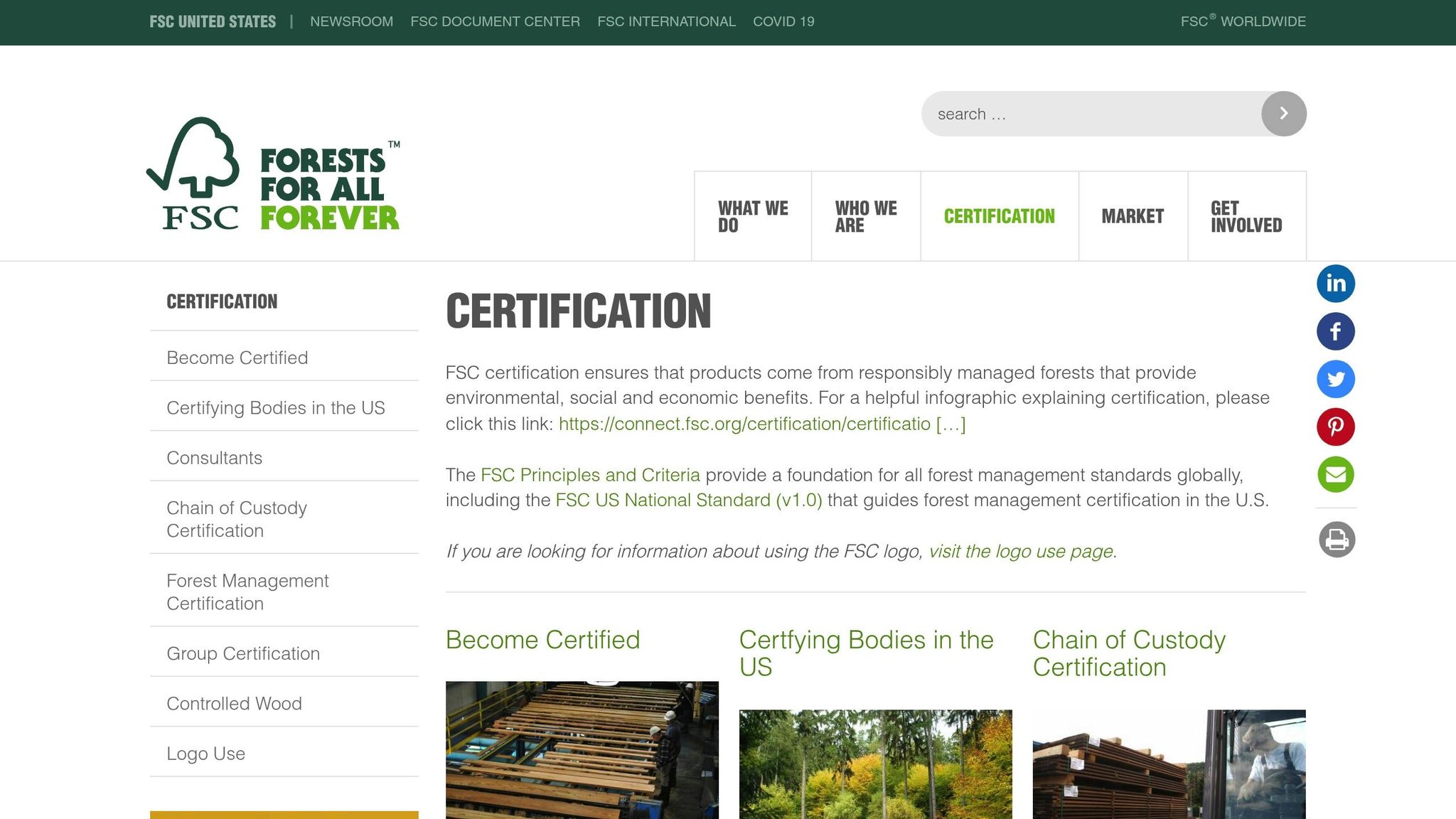 Forest Stewardship Council