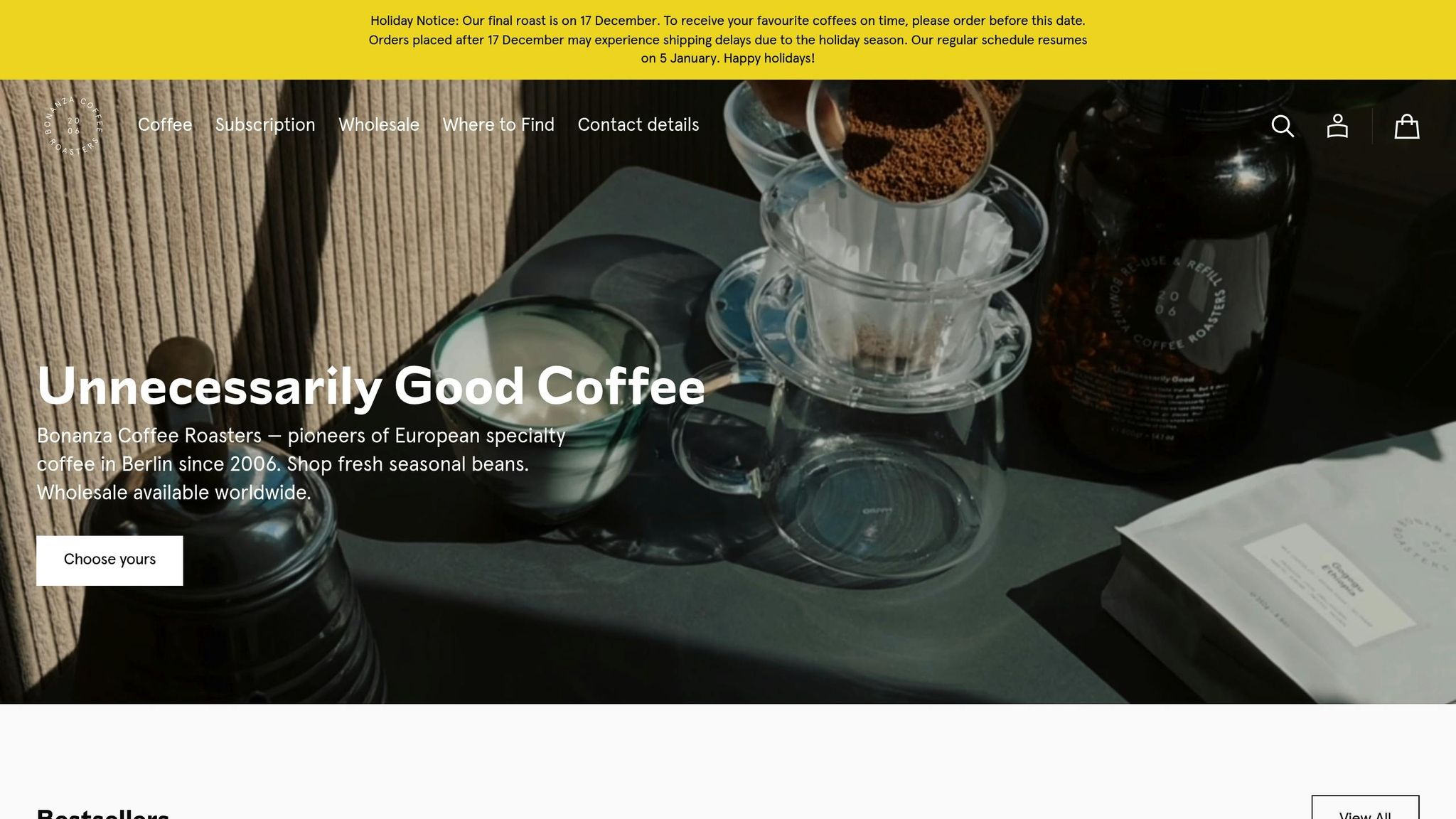Bonanza Roastery