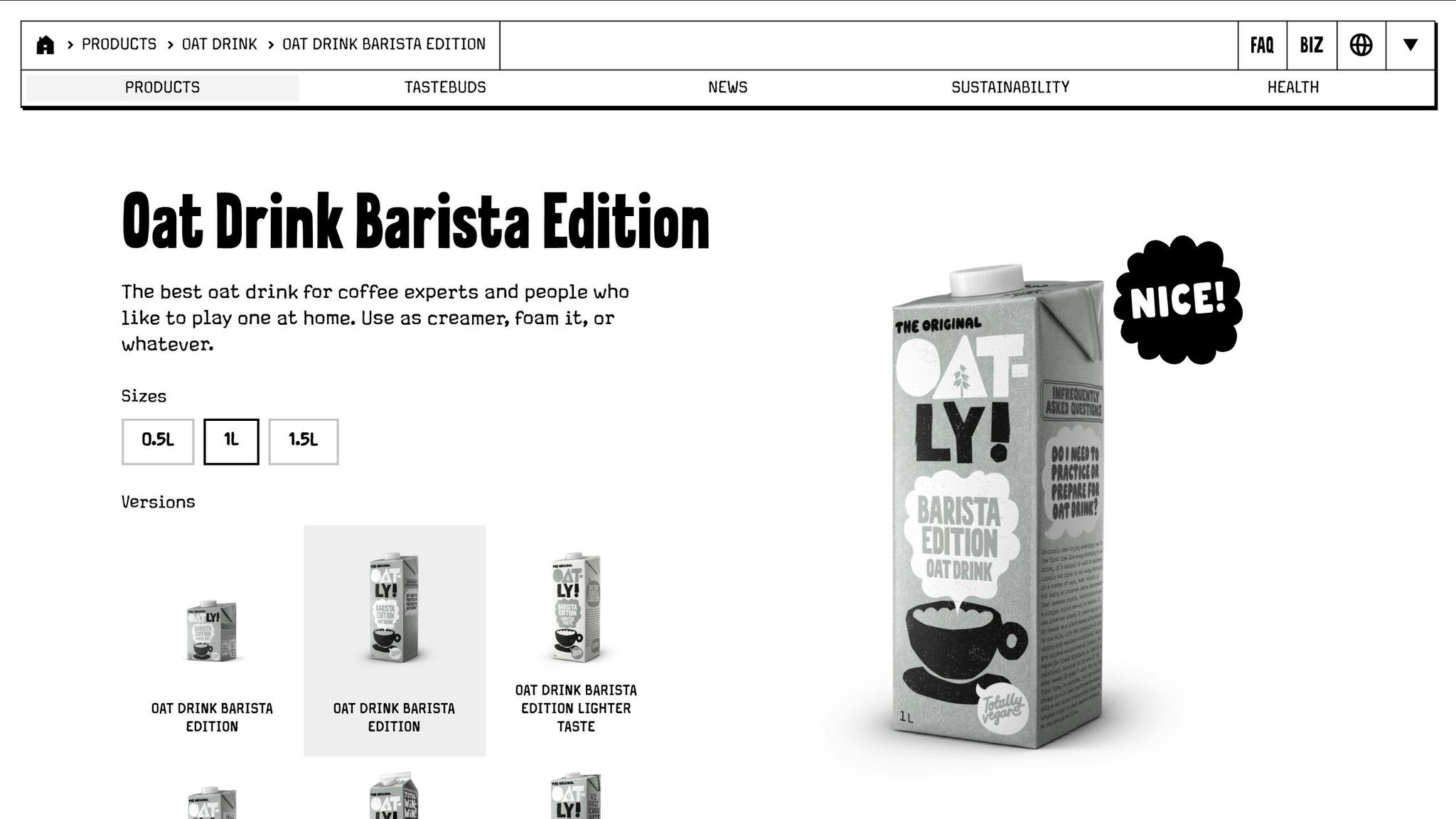 Oatly Barista