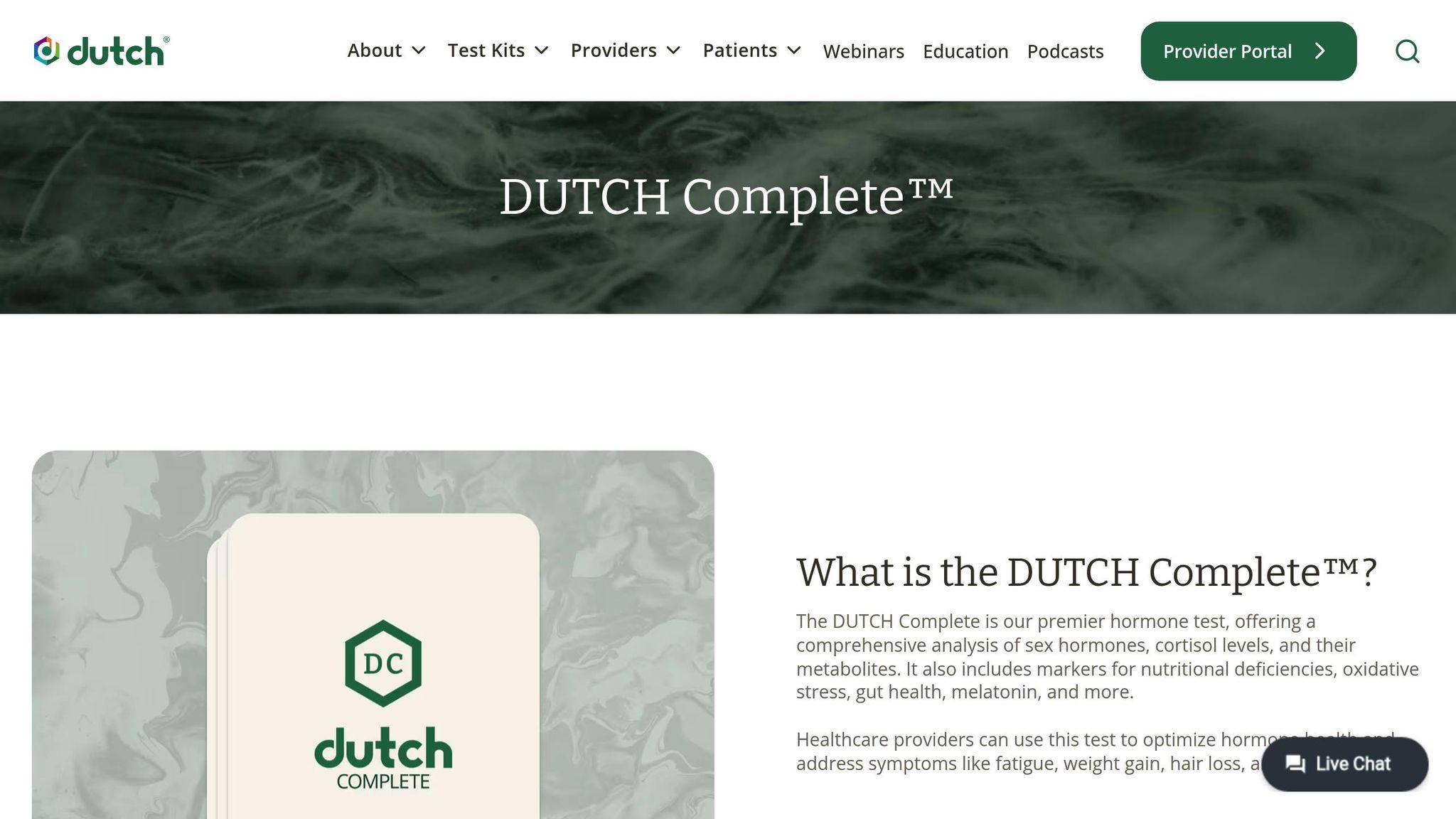 DUTCH Complete Hormone Panel