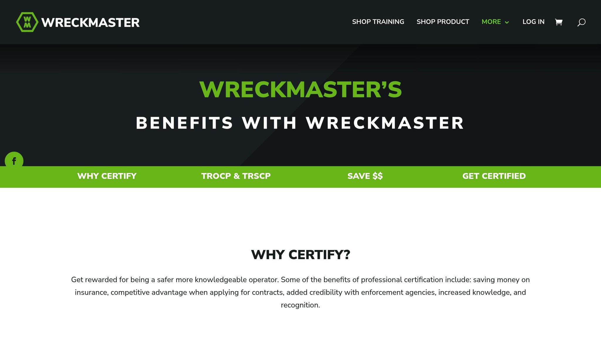 WreckMaster Certification