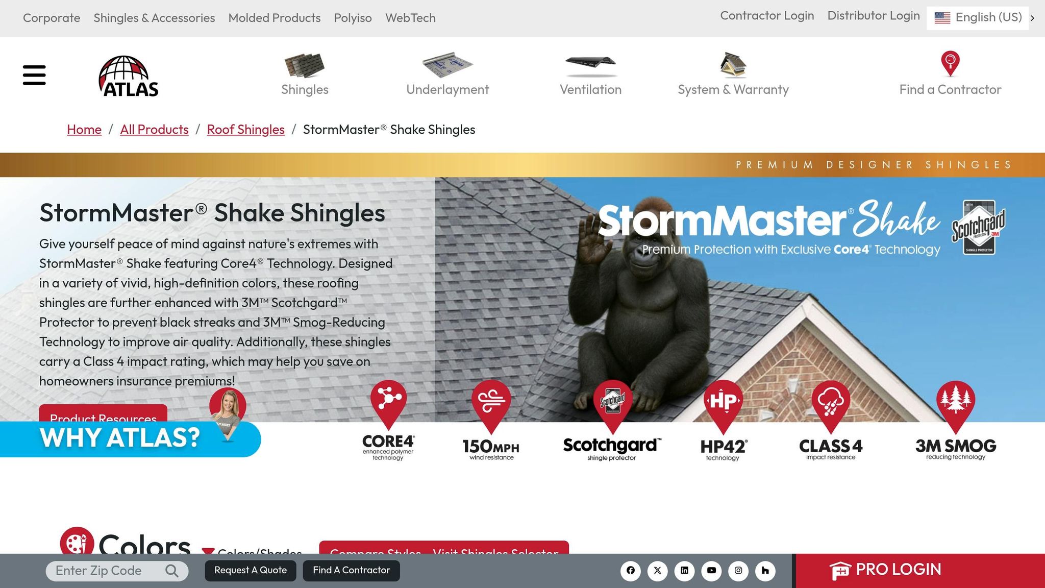 Atlas StormMaster Shake