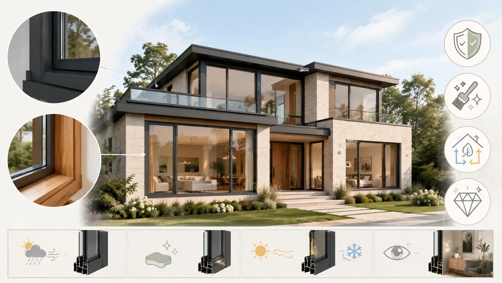 Aluminum Clad Windows for Luxury and Modern Remodels 7 e8b5158eb91509899424d460d2f65195