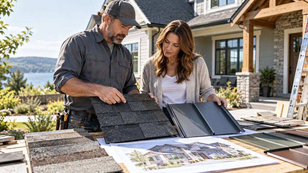When to Replace Roof Materials Instead of Repairing Them 7 Replace roof planning with asphalt and metal material options