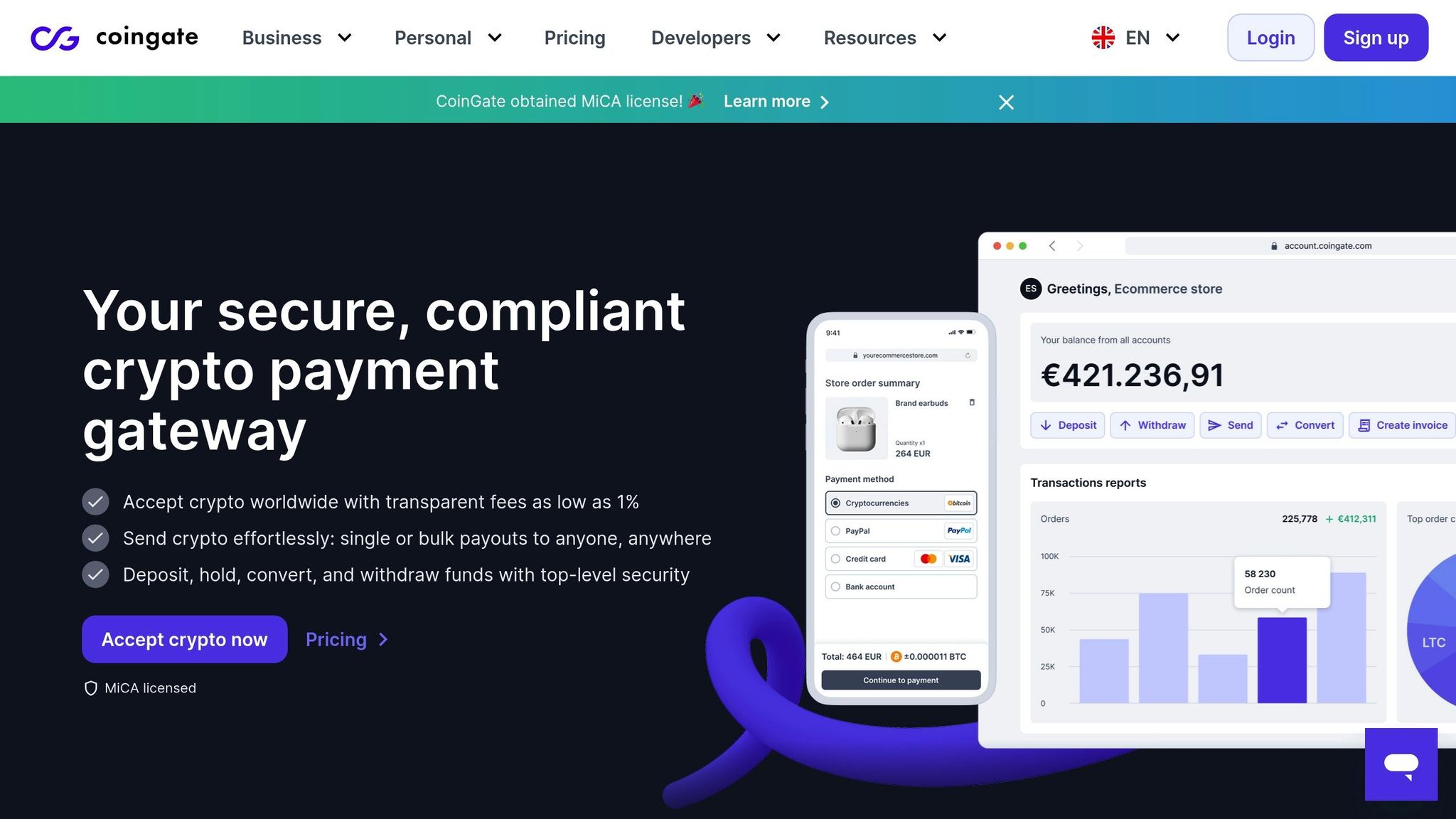 Top 7 Crypto Payment Gateways for Businesses 4 CoinGate