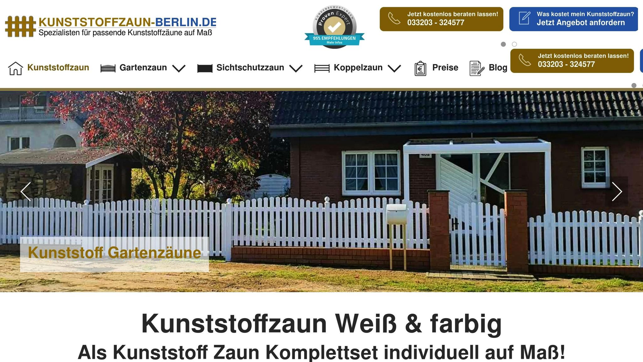 Kunststoffzaun Berlin