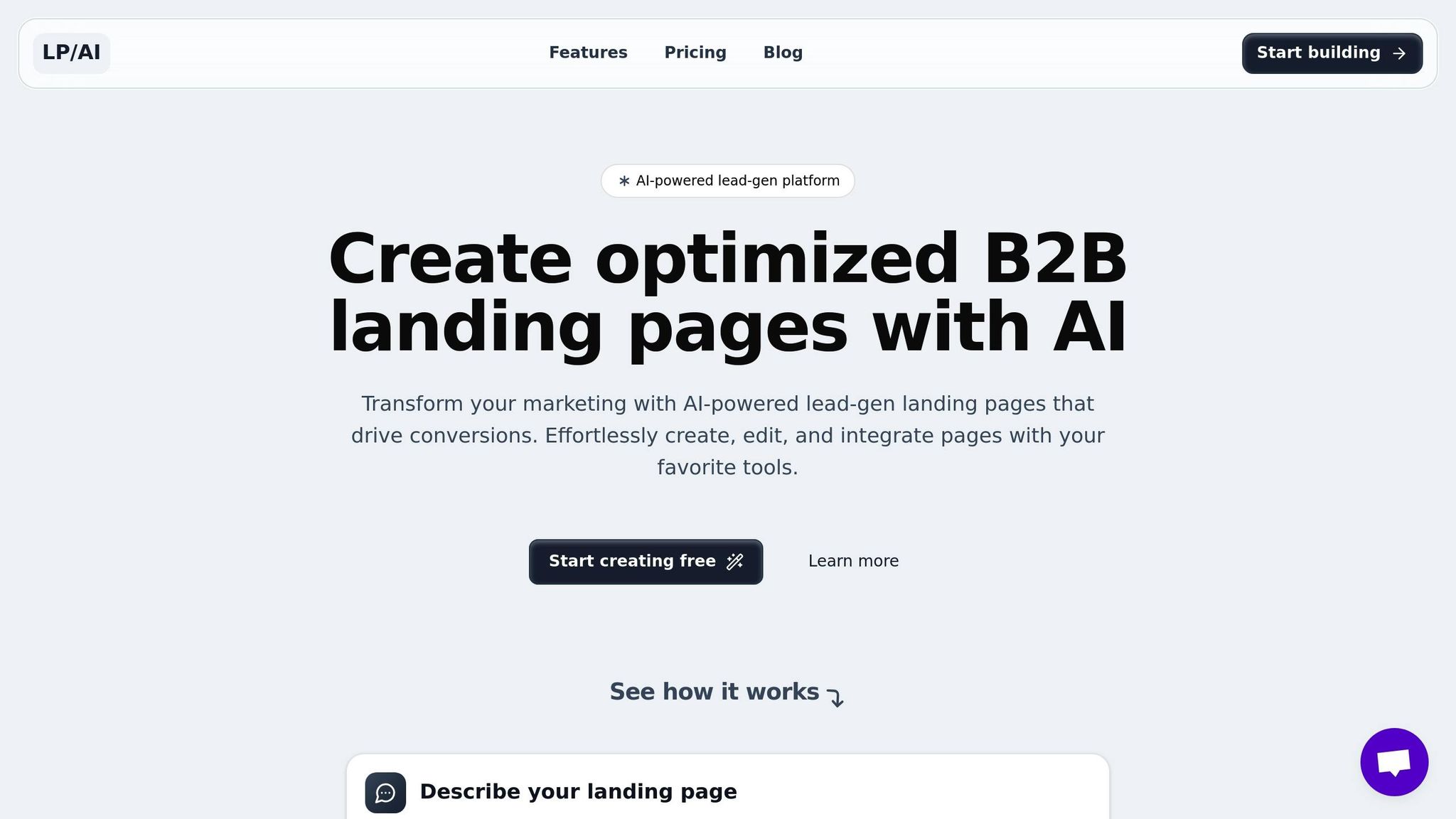 AI Landing Pages