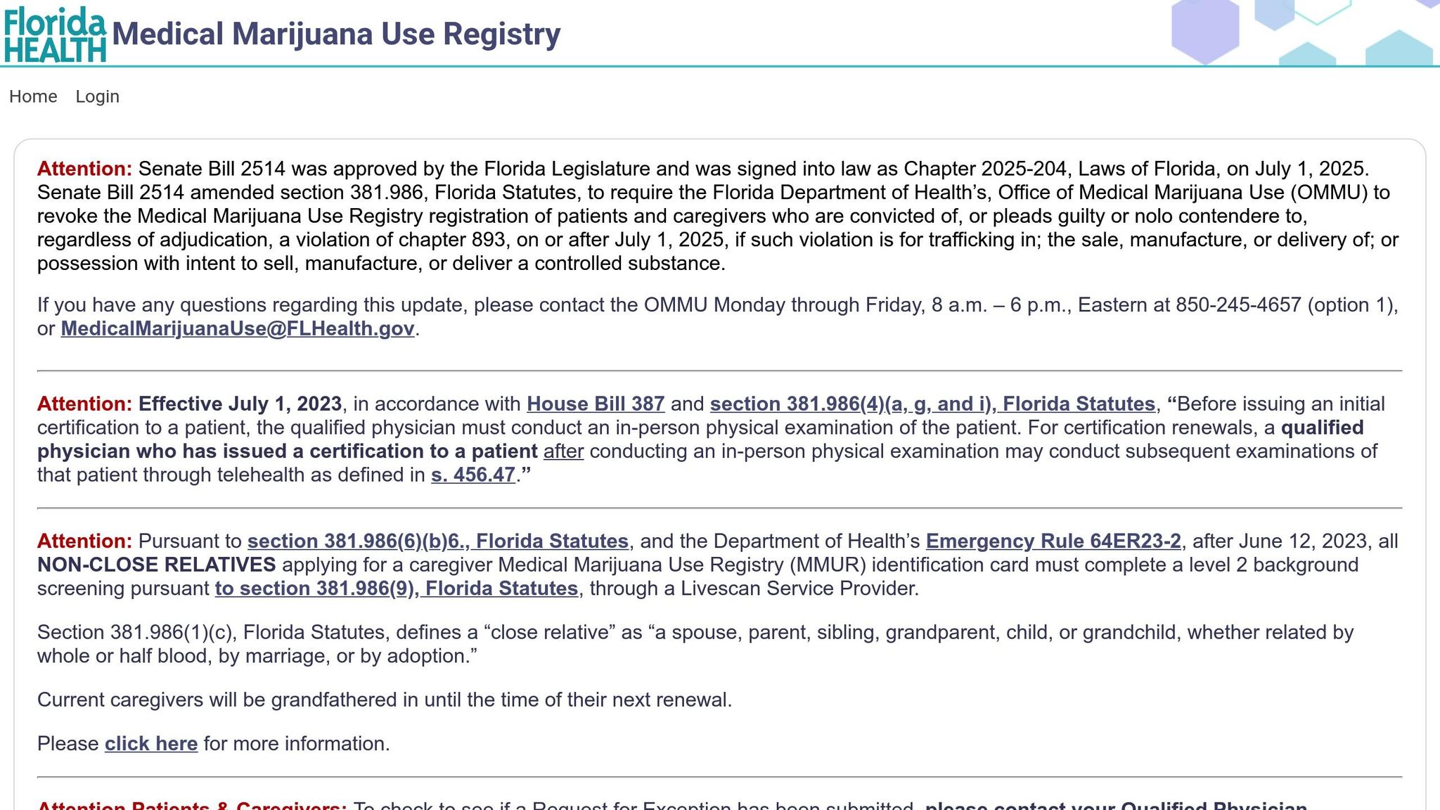 Florida Medical Marijuana Use Registry