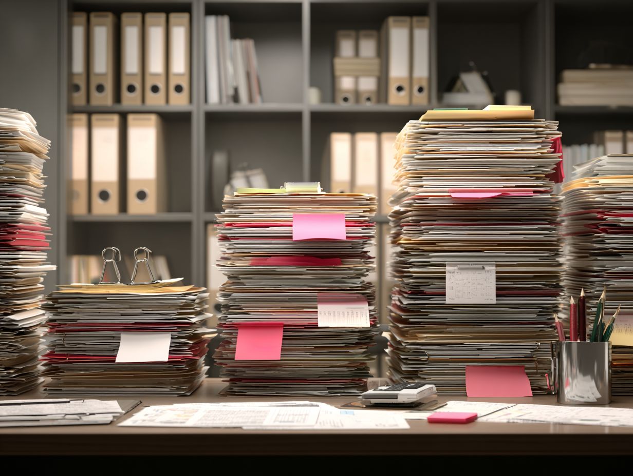 Stacks of medical records and case documentation are one of the most common sources of delay in personal injury case preparation.